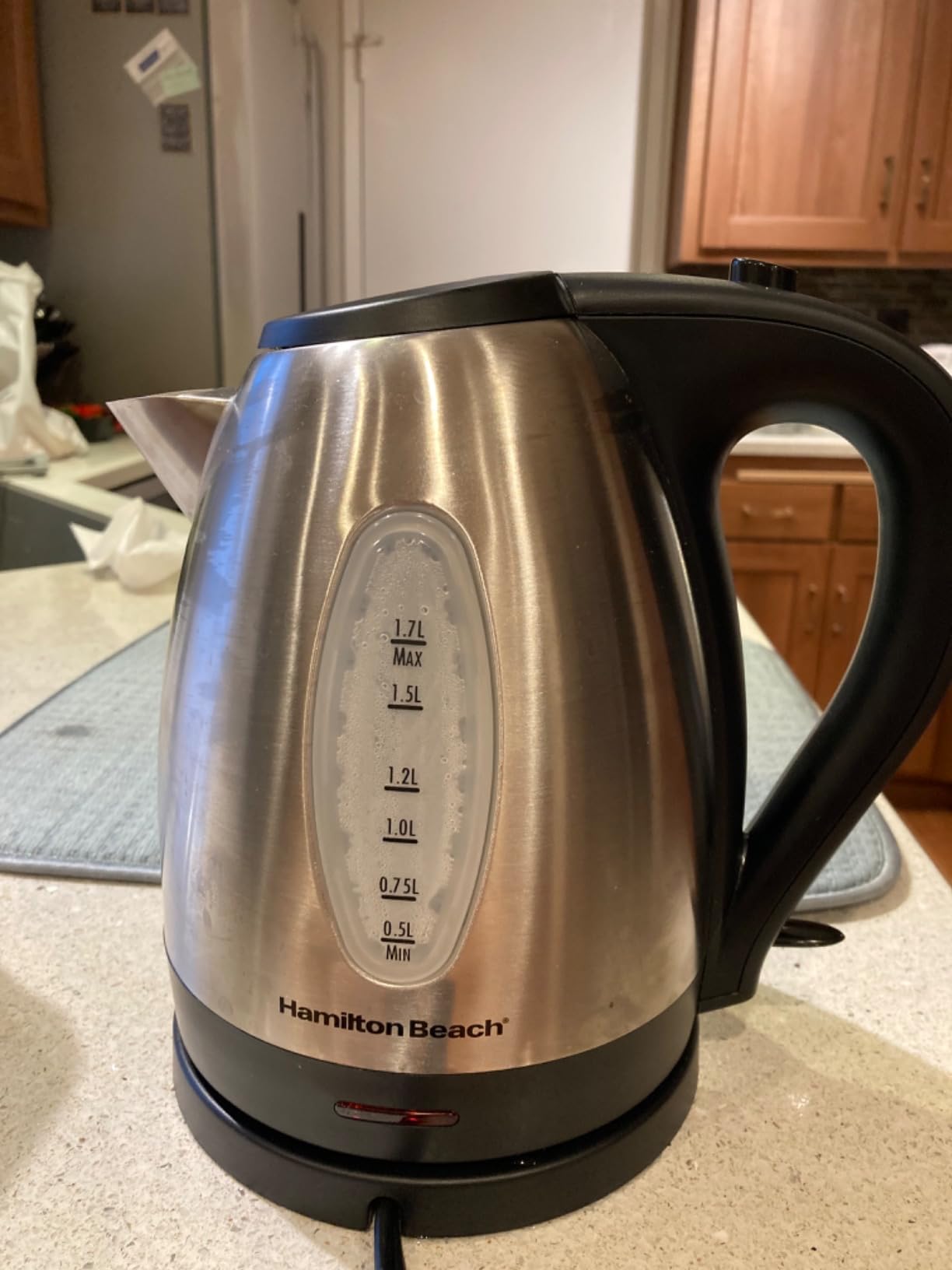 Hamilton Beach 1.7 Liter Electric Tea Kettle, Water Boiler & Heater customer photo 2
