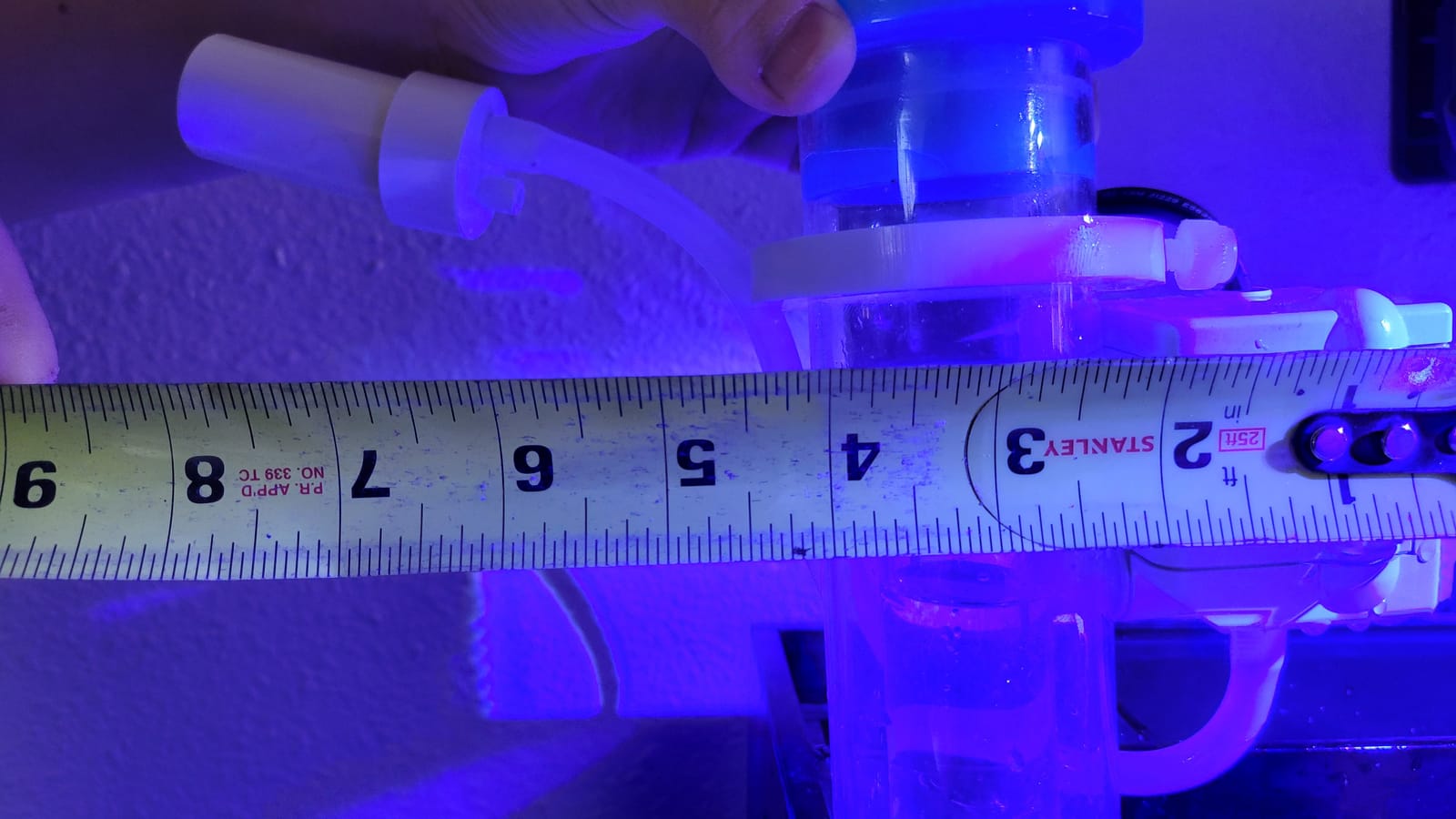 ESHOPPS Nano Skimmer | Protein Skimmer for Nano Tanks | New improved adjustable magnetic mount | Adjustable water height. Minimal foot print. Fits most All in one tanks back chamber customer photo 2
