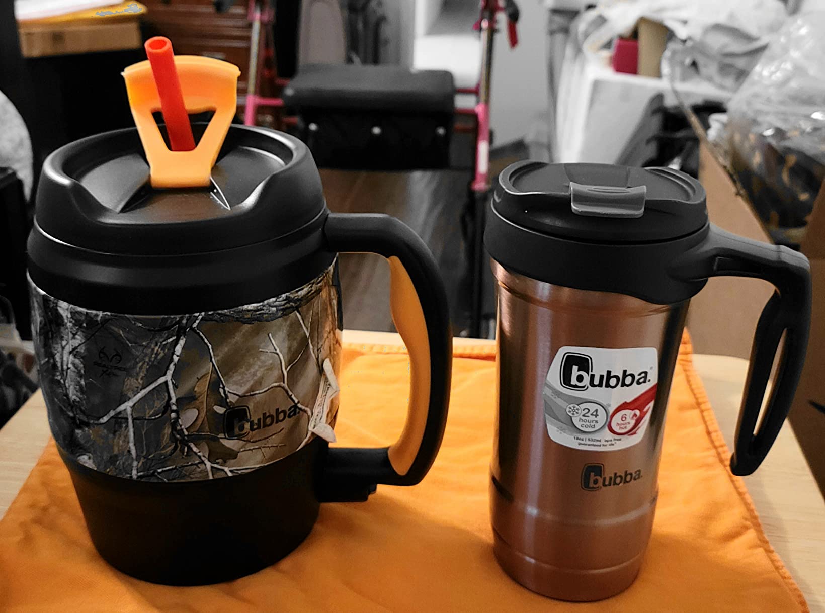 Bubba HERO Vacuum-Insulated Stainless Steel Travel Mug with Handle, 18 oz, Gunmetal customer photo 2