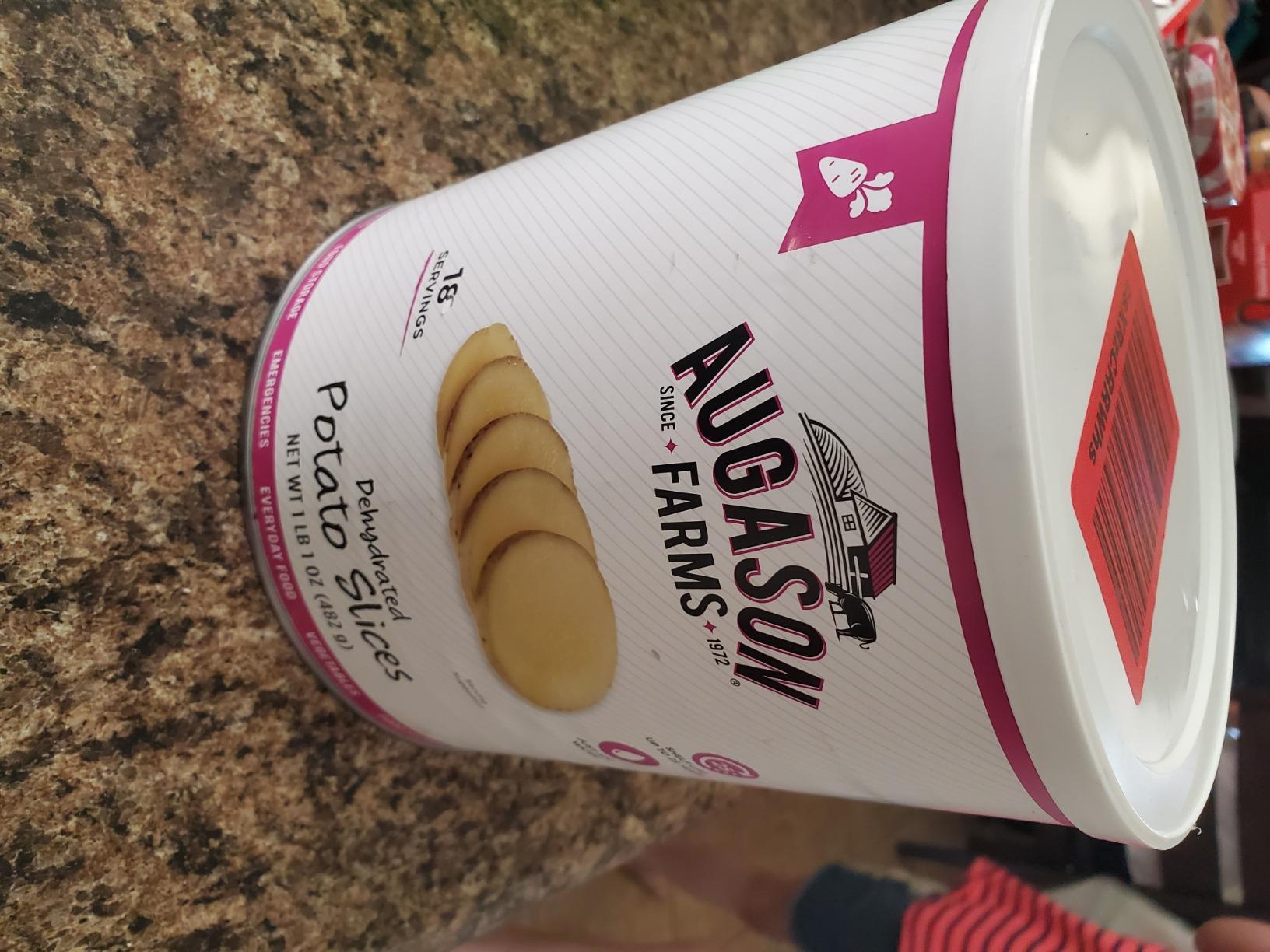 Augason Farms Dehydrated Potato Slices Can customer photo 1