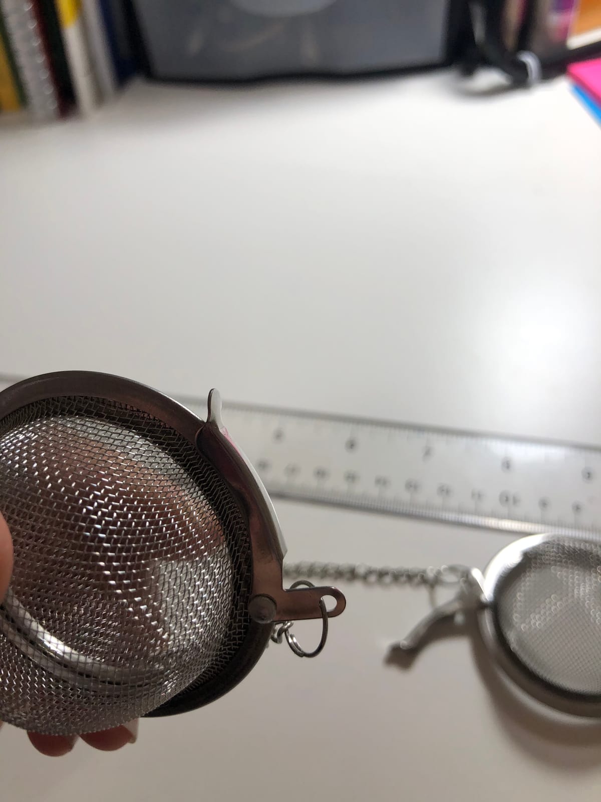 Fu Store 2pcs Stainless Steel Mesh Tea Ball 2.1 Inch Tea Strainers customer photo 2