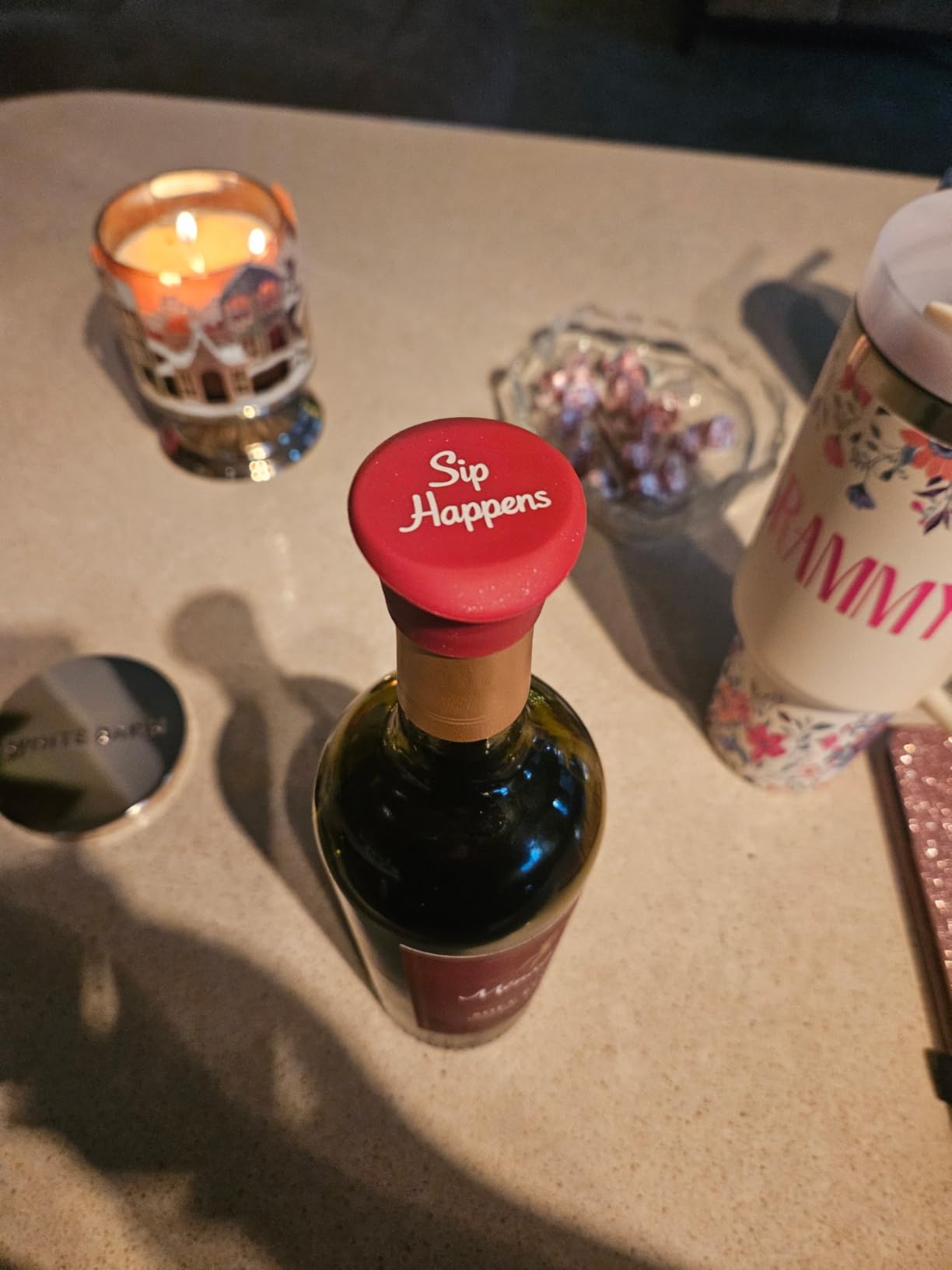 Vinakas Funny Wine Bottle Stopper Set for Wine Lovers customer photo 2