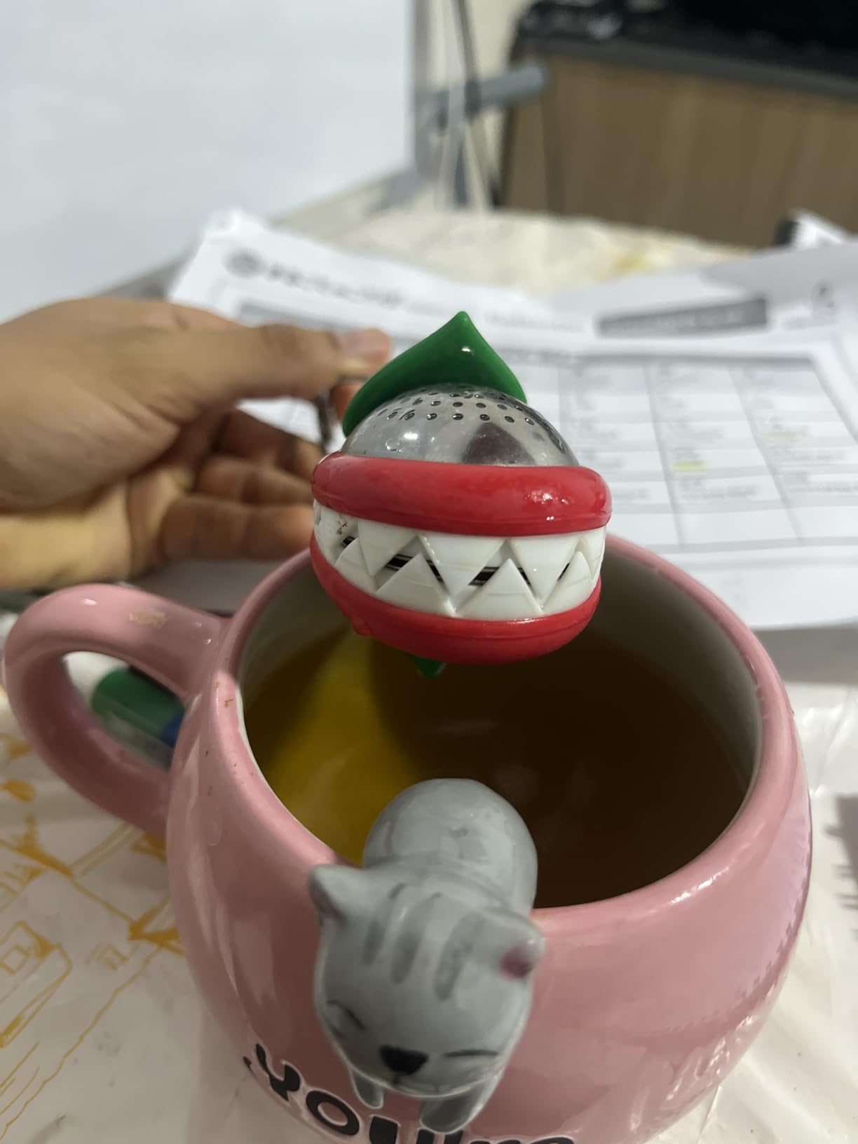 Cute Tea Infuser by OTOTO - Loose Leaf Tea Steeper, Tea Accessories, Tea Diffusers, Tea Infuser for Loose Leaf Tea, Tea Strainers, Cute Gifts, Tea Gift Set, Kitchen Gifts, Cooking Gadgets customer photo 1