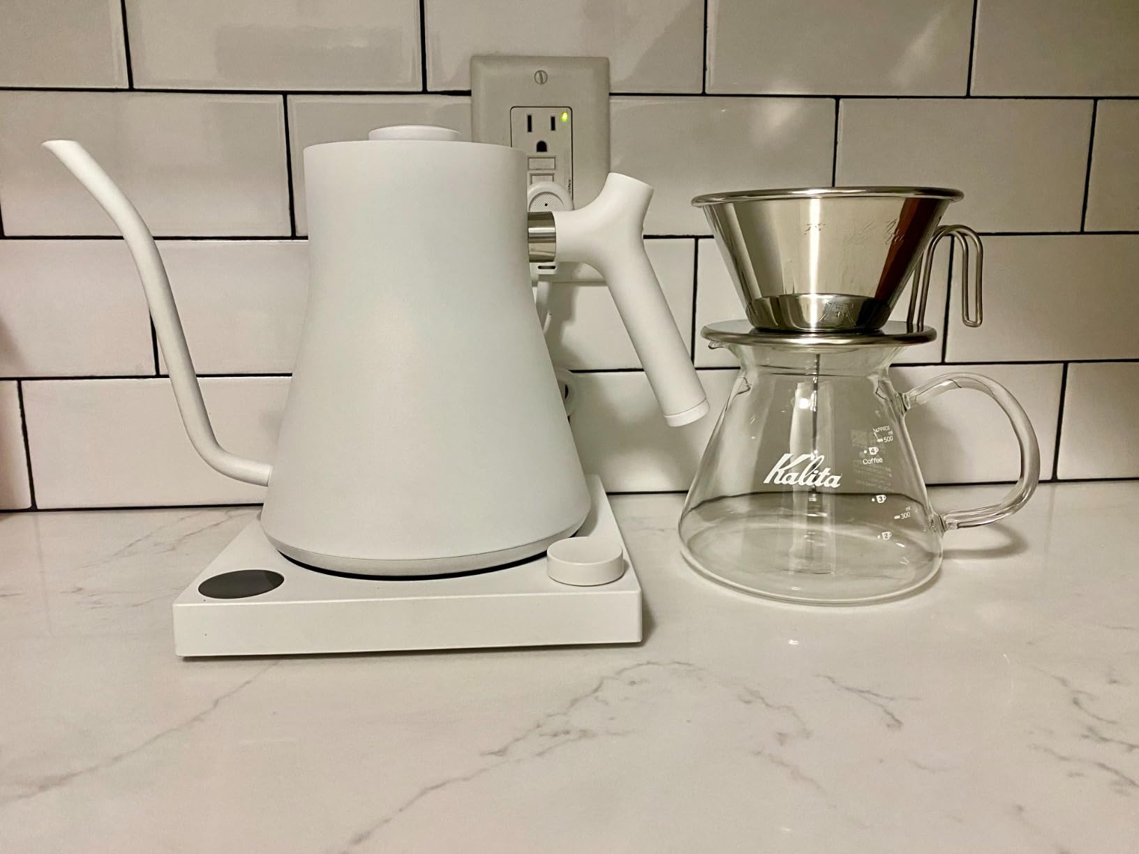 Kalita Coffee Dripper 'TSUBAME' WDS-185 2-4 Person Use Stainless Steel 5097 customer photo 1