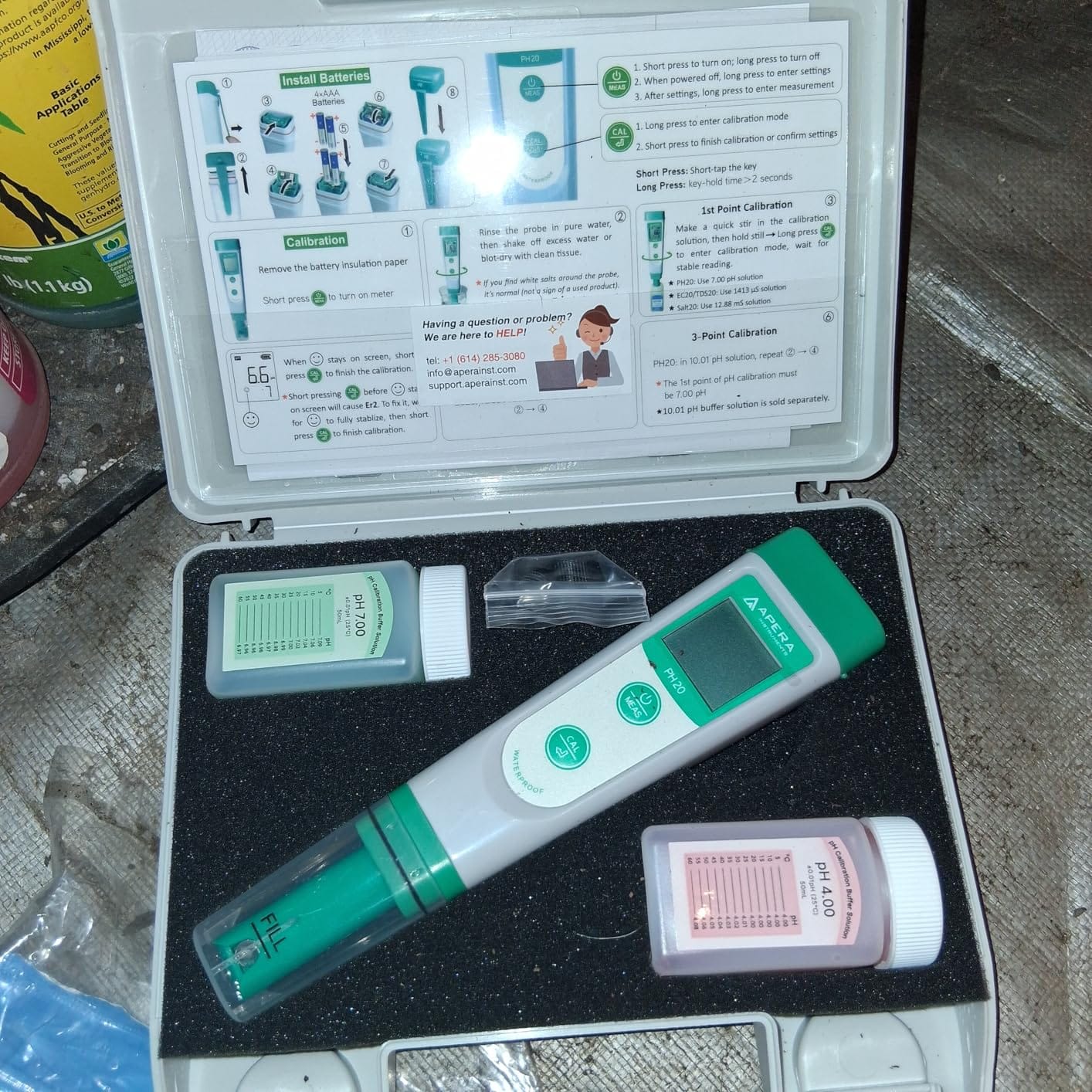 APERA INSTRUMENTS AI209 Value Series PH20 Waterproof pH Tester Kit, ±0.1 pH Accuracy customer photo 1
