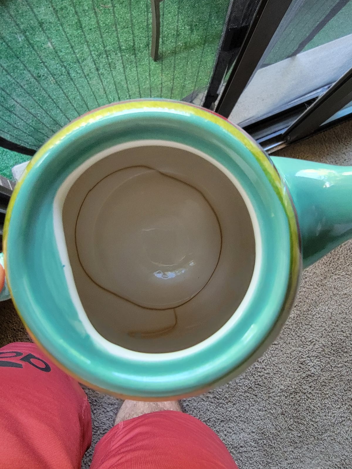 Tunisian Sunset Ceramic Teapot – 40 oz. Blue Floral Boho Teapot with Lid, Bright Multicolor Folk-Inspired Design for Tea Lovers, Entertaining & Eclectic Kitchen or Gift Giving customer photo 2