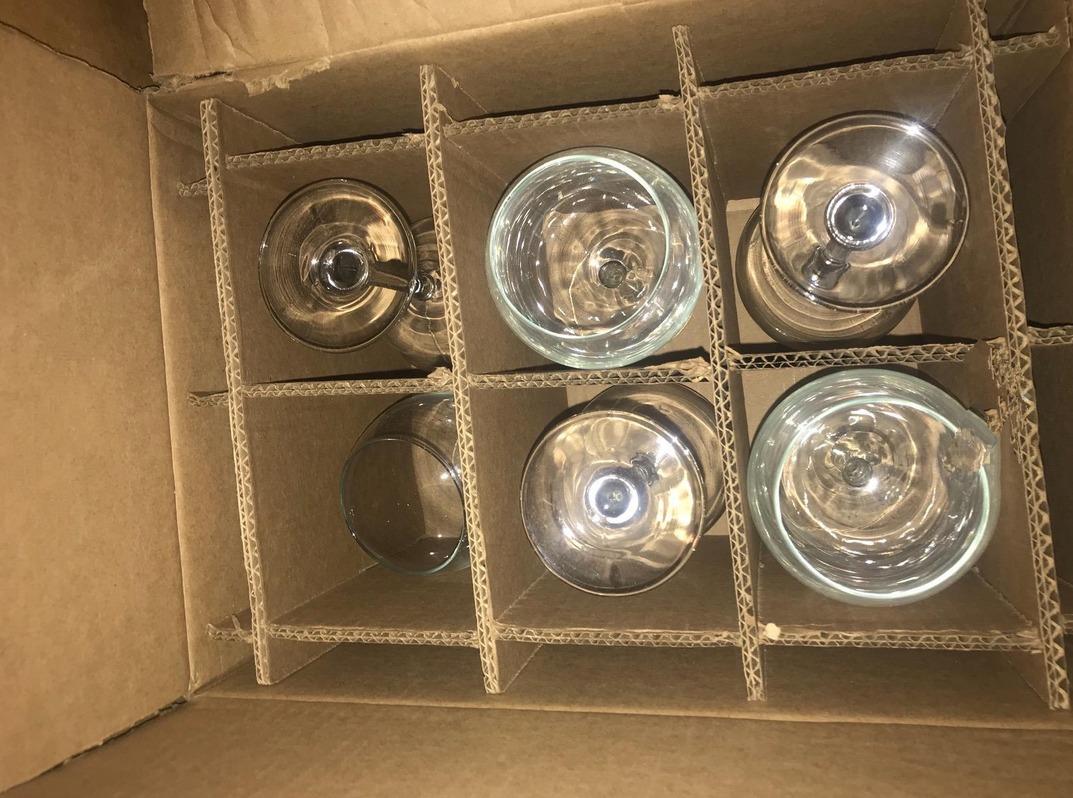 Libbey Vina White Wine Glasses Set of 6, 18.25 Oz Elegant, Fancy Drinking Glassware, Stemmed Wine Glasses for Weddings, Birthdays, Parties and More customer photo 2
