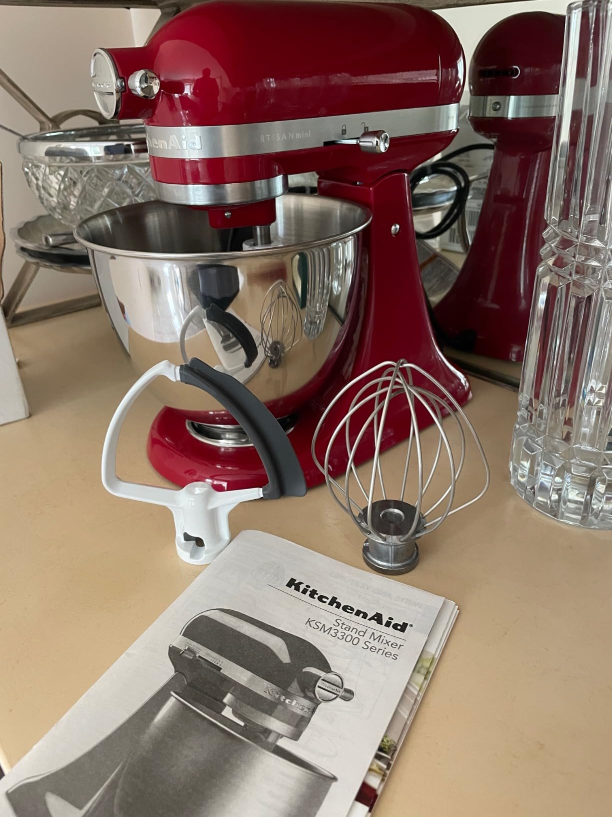 KitchenAid Artisan Mini, 3.5-Qt Tilt Head Stand Mixer, Black Matte customer photo 1
