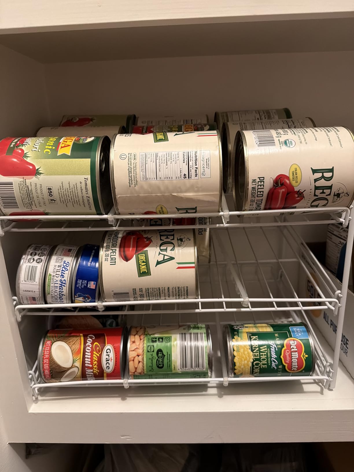 Simple Houseware 3-Tier Stackable Can Organizer Rack Hold 36 Cans, Chrome customer photo 1