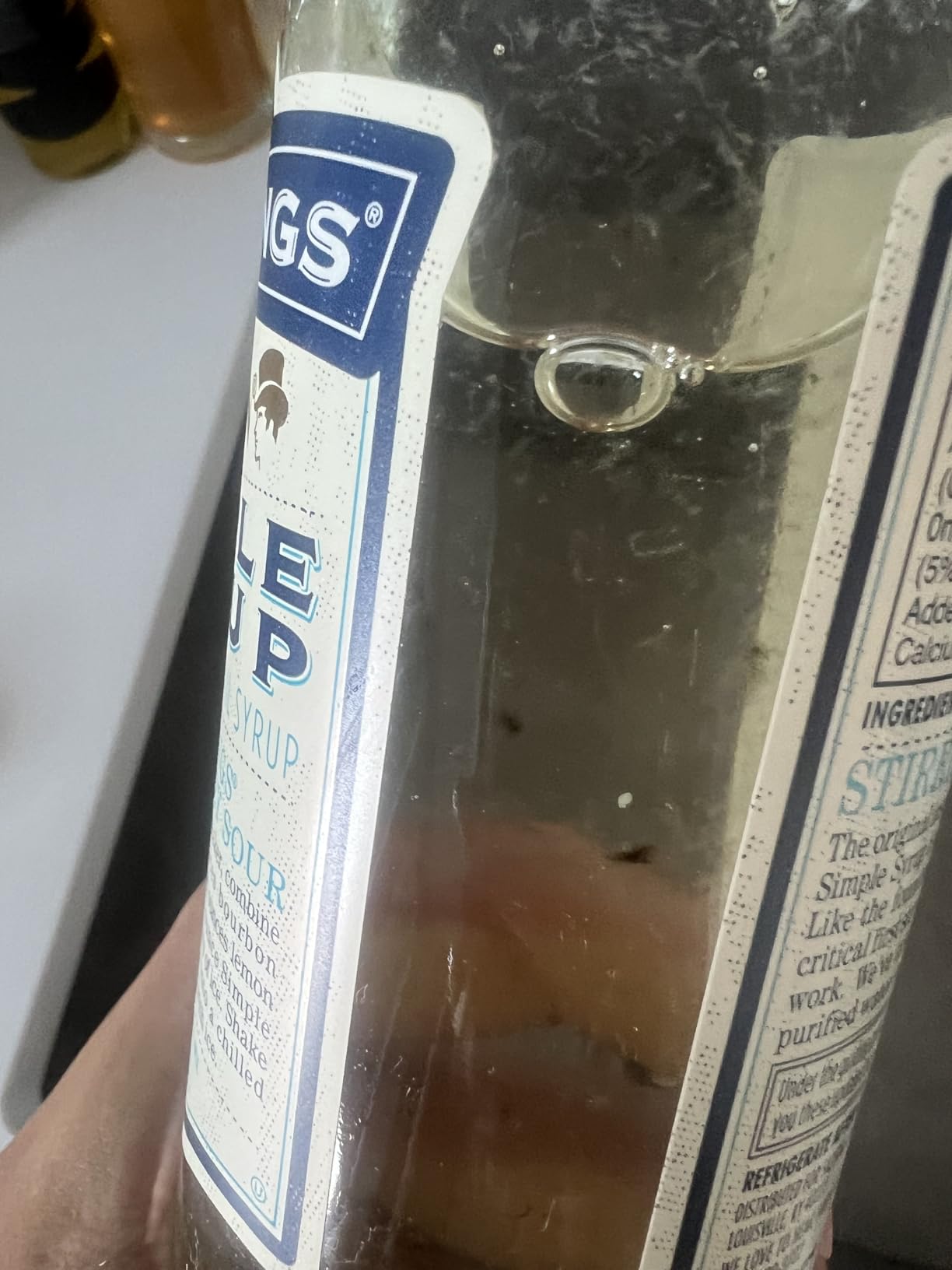 Stirrings Pure Cane Simple Syrup Cocktail Mixer, 12 ounce bottle | Pack of (1) | customer photo 2