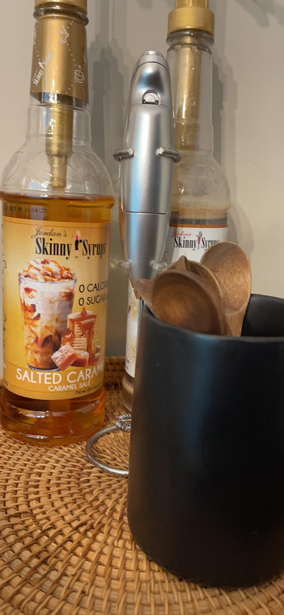 Jordan's Skinny Mixes Salted Caramel Coffee Syrup, 25.4 fl oz customer photo 1