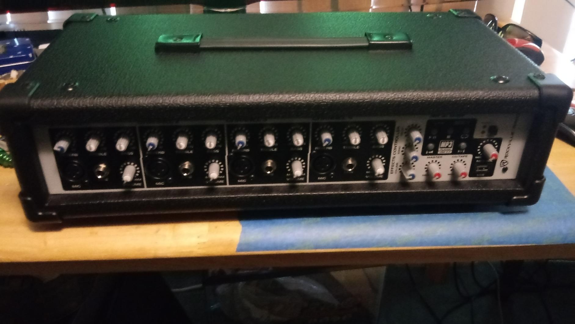 Rockville RPM45 Powered 4-Channel Mixer Amplifier, 1800W, USB, EQ customer photo 1