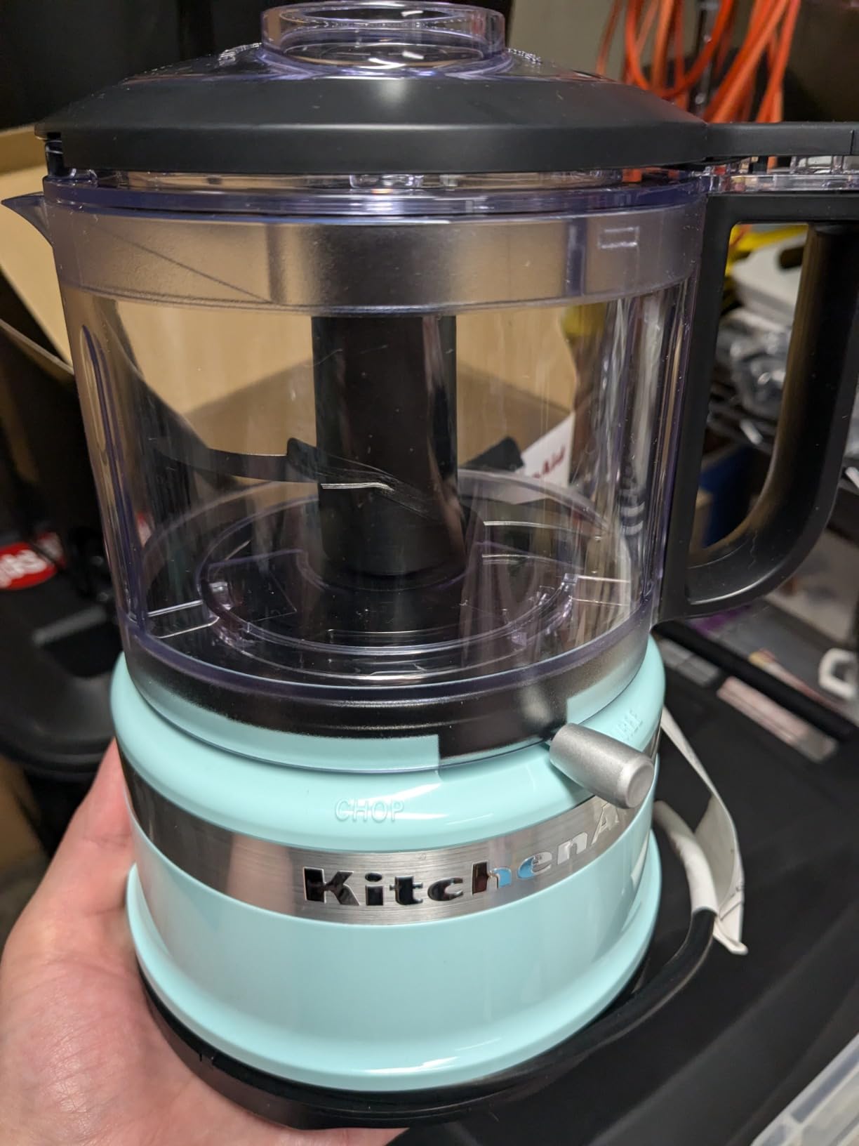 KitchenAid 3.5 Cup Food Chopper, KFC3516IC, Ice Blue | Dishwasher-safe Work Bowl, Stainless Steel Multi-Purpose Blade, 2 Speeds Plus Pulse, Easy Cord Wrap customer photo 2