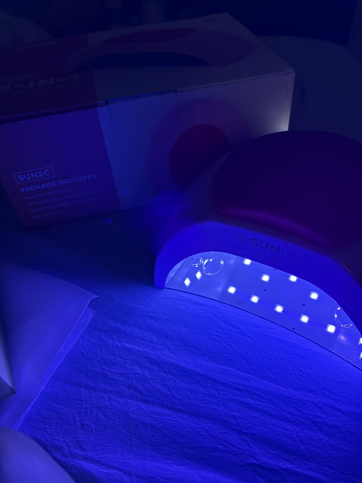 SUNUV UV Light for Gel Nail, Professional UV LED Nail Lamp SUN2C Rose customer photo 1