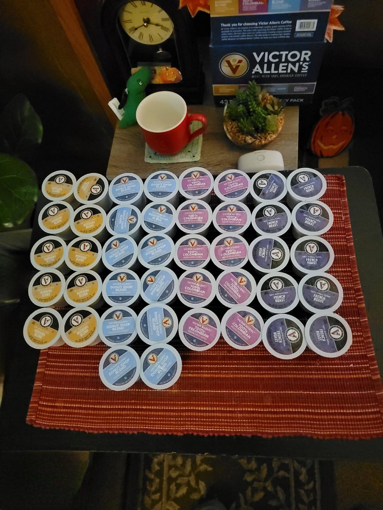 Victor Allen's Coffee Variety Pack (Morning Blend, 100% Colombian, Donut Shop Blend, and French Roast), 42 Count, Single Serve Coffee Pods for Keurig K-Cup Brewers customer photo 2