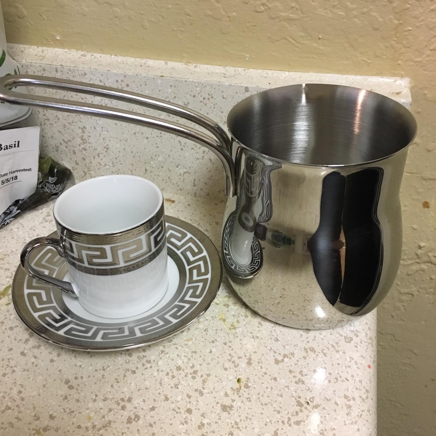 Cuisinox Stainless Steel Turkish Cezve Coffee Pot, 12 Oz customer photo 1