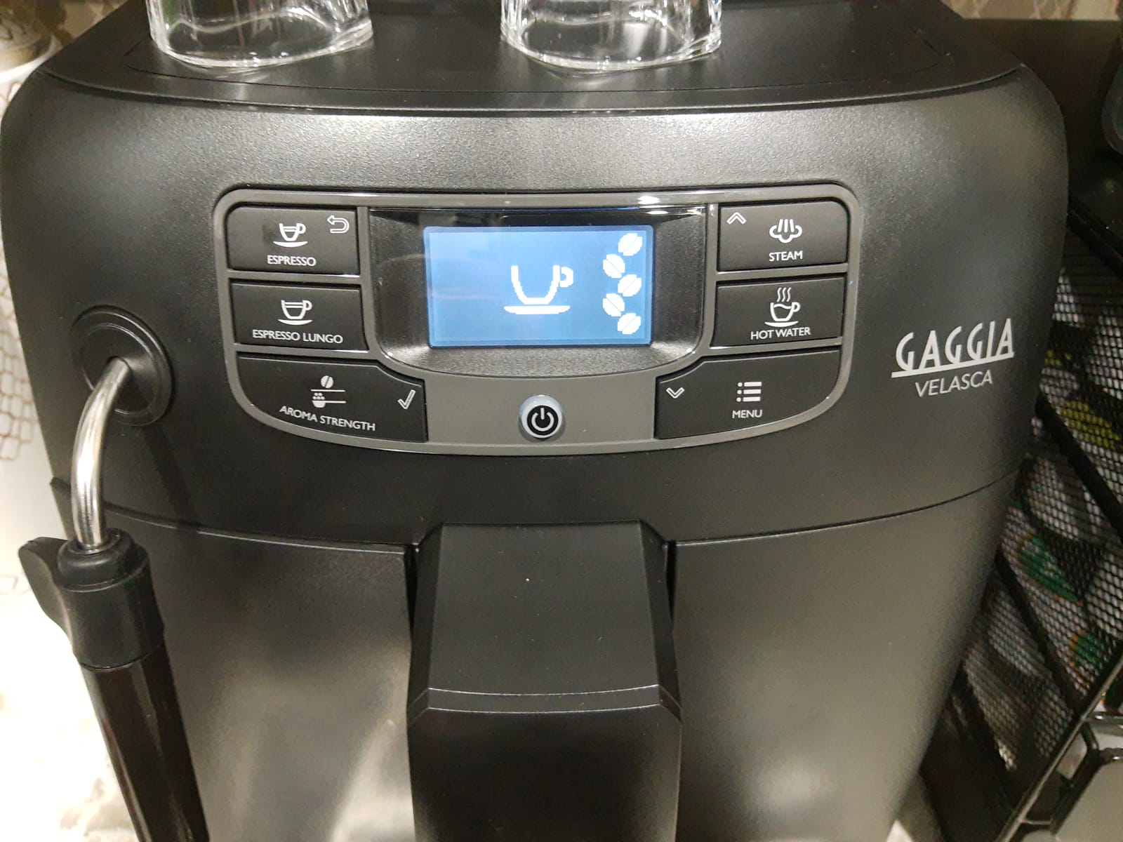 Gaggia Velasca Espresso Machine, 54 ounces, Black customer photo 2