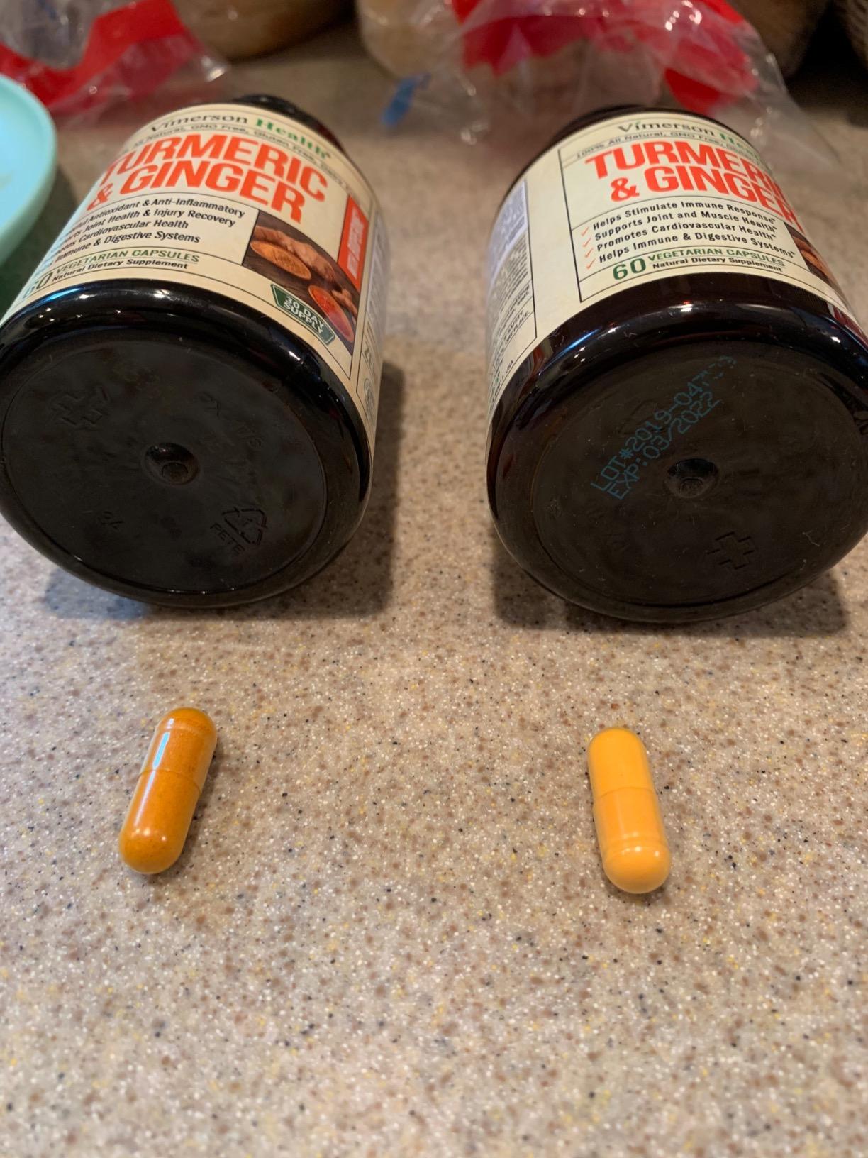 Turmeric and Ginger Supplement – Inflammation & Joint Support. 60 Capsules customer photo 2