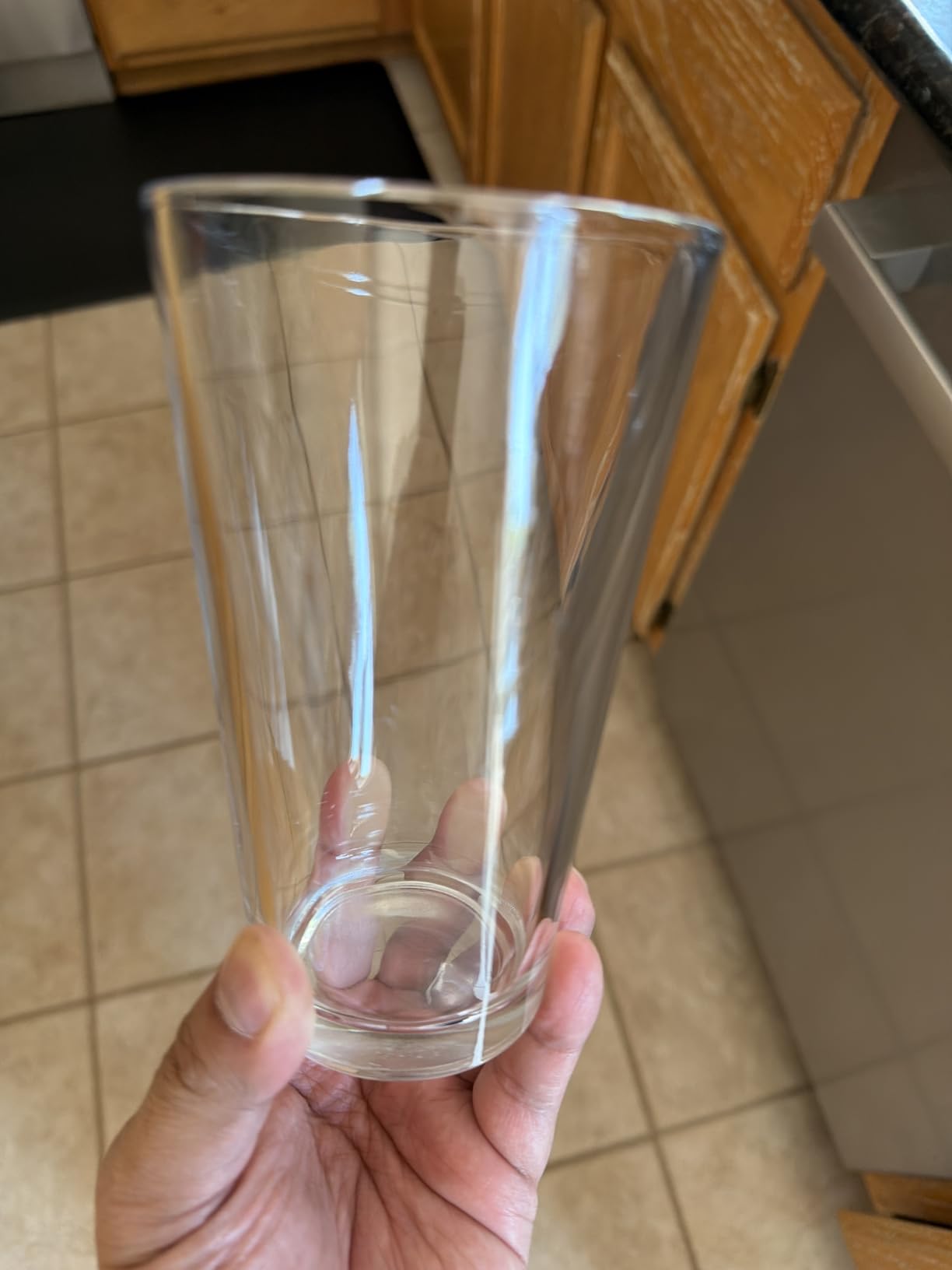 Pint Glasses Set of 6 - 16 oz Drinking Glasses Made for Cold Beverages - 16 oz Mixing Glass & Highball Set of 6 for Homes, Pubs & More - Freezer & Dishwasher-Friendly Cocktail Glasses, PARNOO customer photo 1