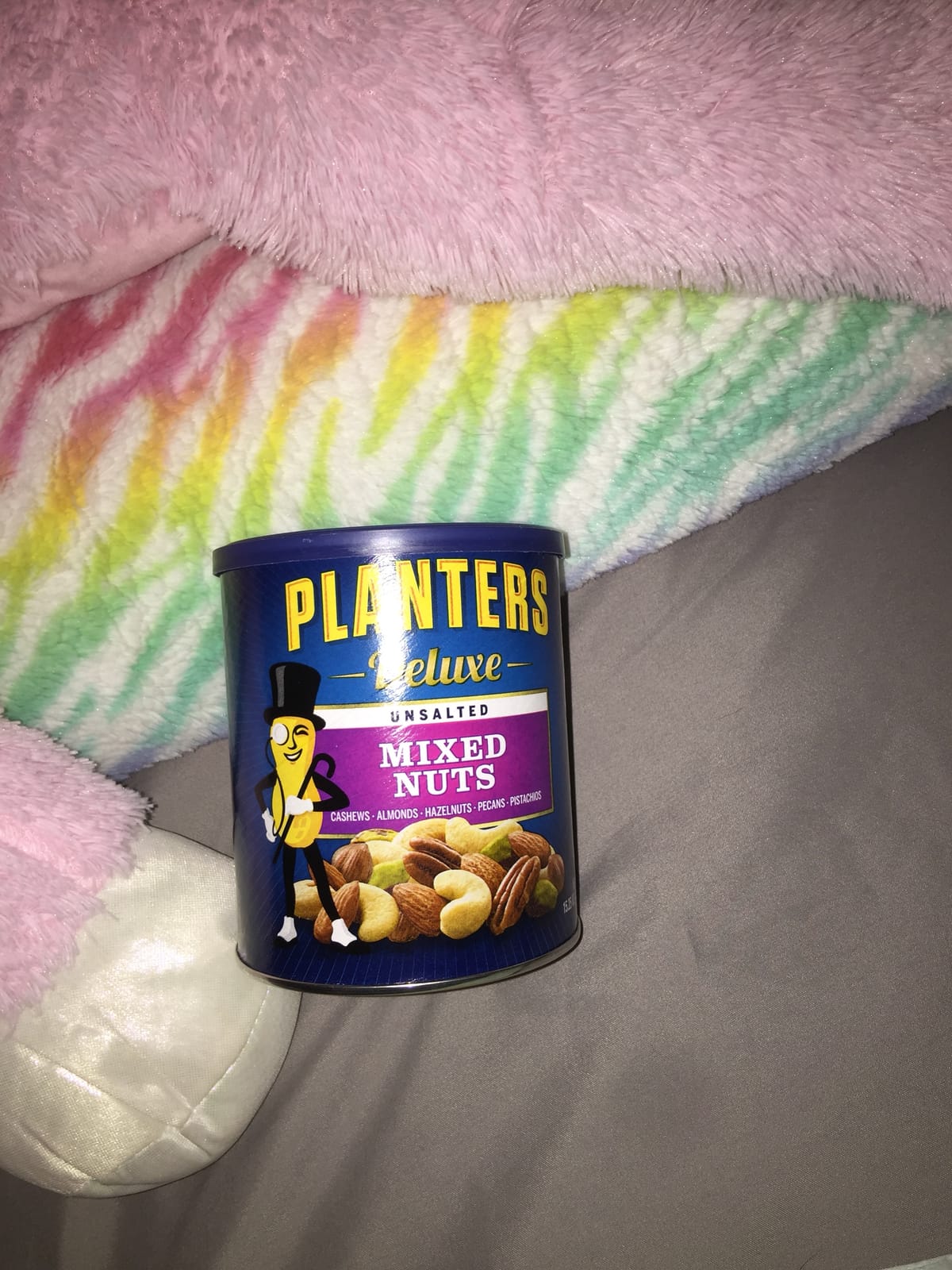 PLANTERS Deluxe Unsalted Mixed Nuts, Plant Based Protein, 15.25 Oz (1 Ct) customer photo 1