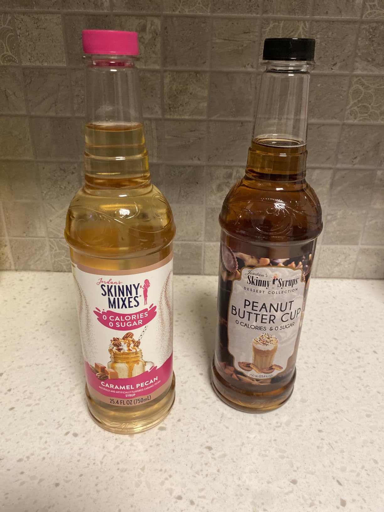 Jordan's Skinny Mixes Caramel Pecan Coffee Syrup, 25.4 oz customer photo 1