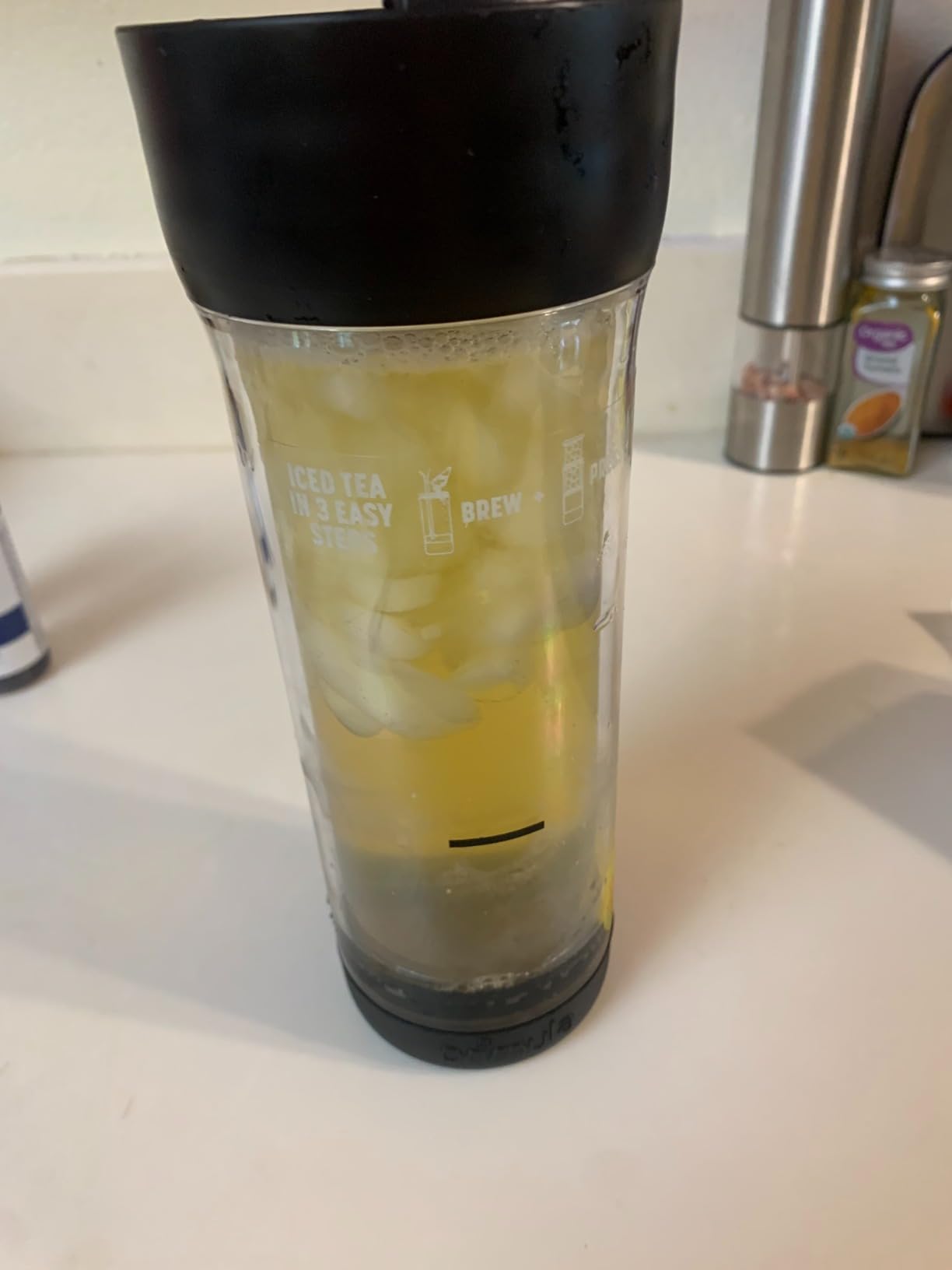 Primula Press & Go Iced Tea Brew Tumbler 16 oz, Teal customer photo 2
