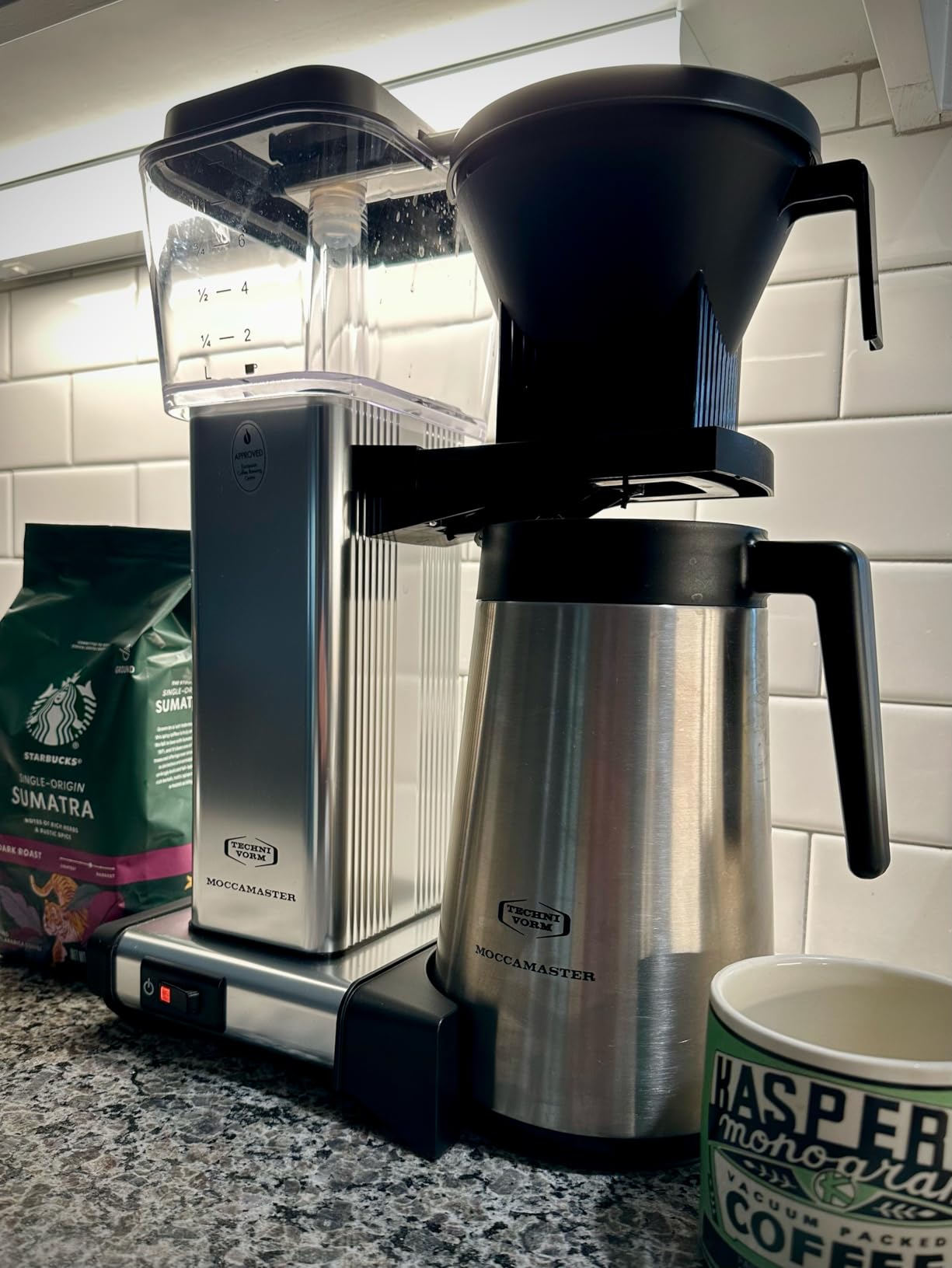 Technivorm Moccamaster 79314 KBGT thermal Carafe 10-Cup Coffee Maker 40 Ounce, Black 1.25l customer photo 2