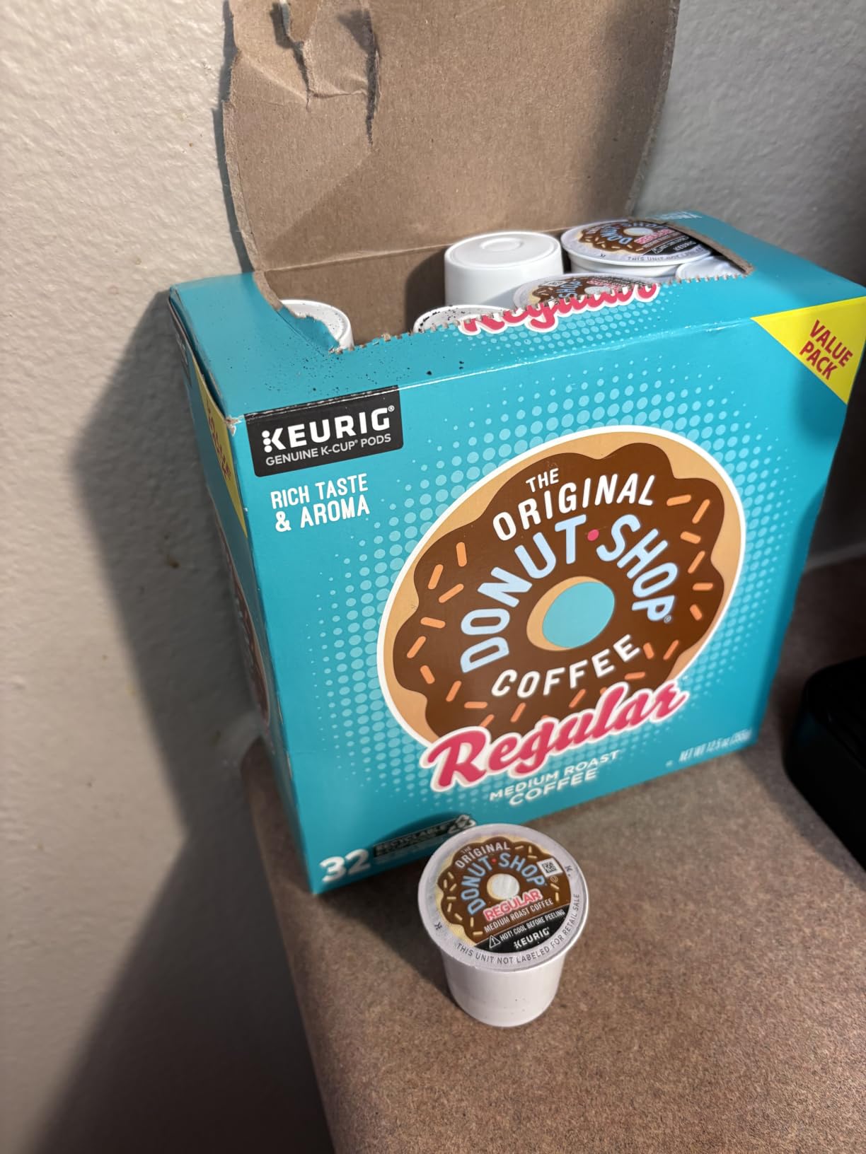 The Original Donut Shop Regular, Single-Serve Keurig K-Cup Pods, Medium Roast Coffee Pods, 32 Count customer photo 2
