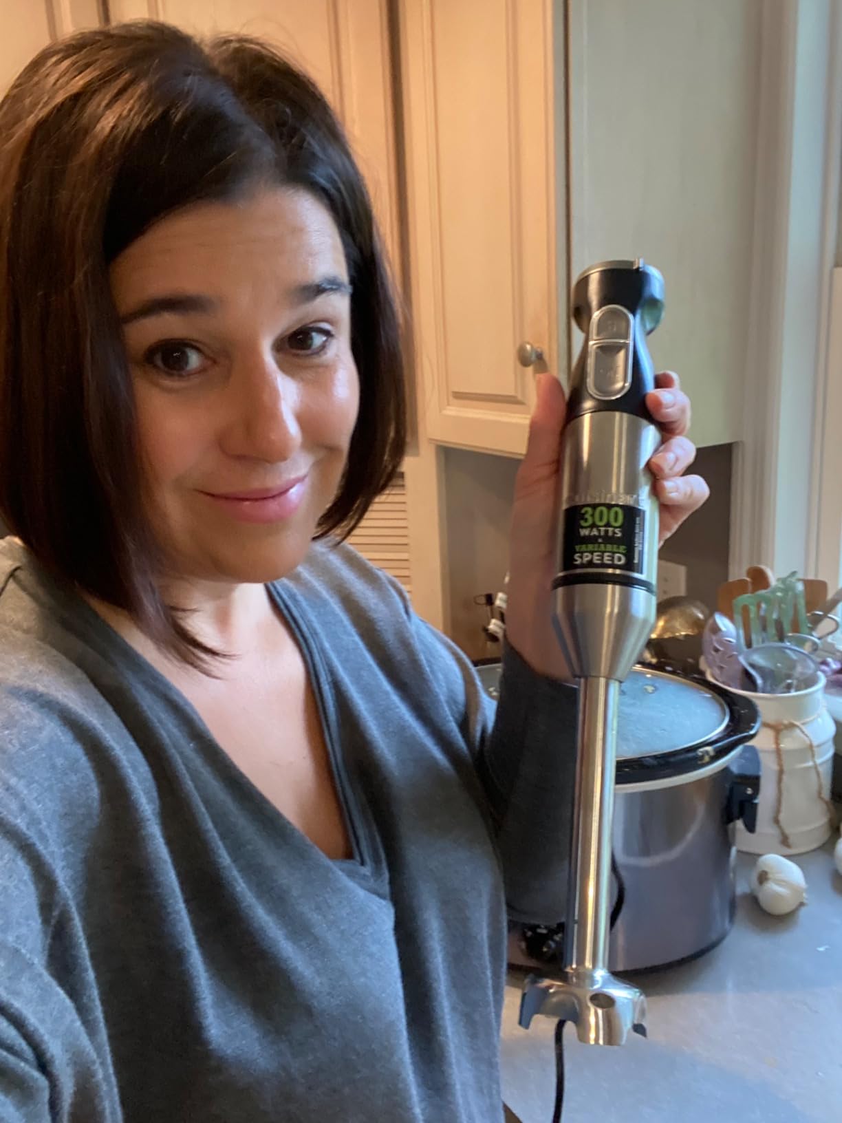 Cuisinart CSB-179 Smart Stick Variable Speed Hand Blender, Stainless Steel | Hand blender with variable speed control, stainless steel shaft, one-hand operation & lock/unlock button, CSB-179P1 customer photo 1