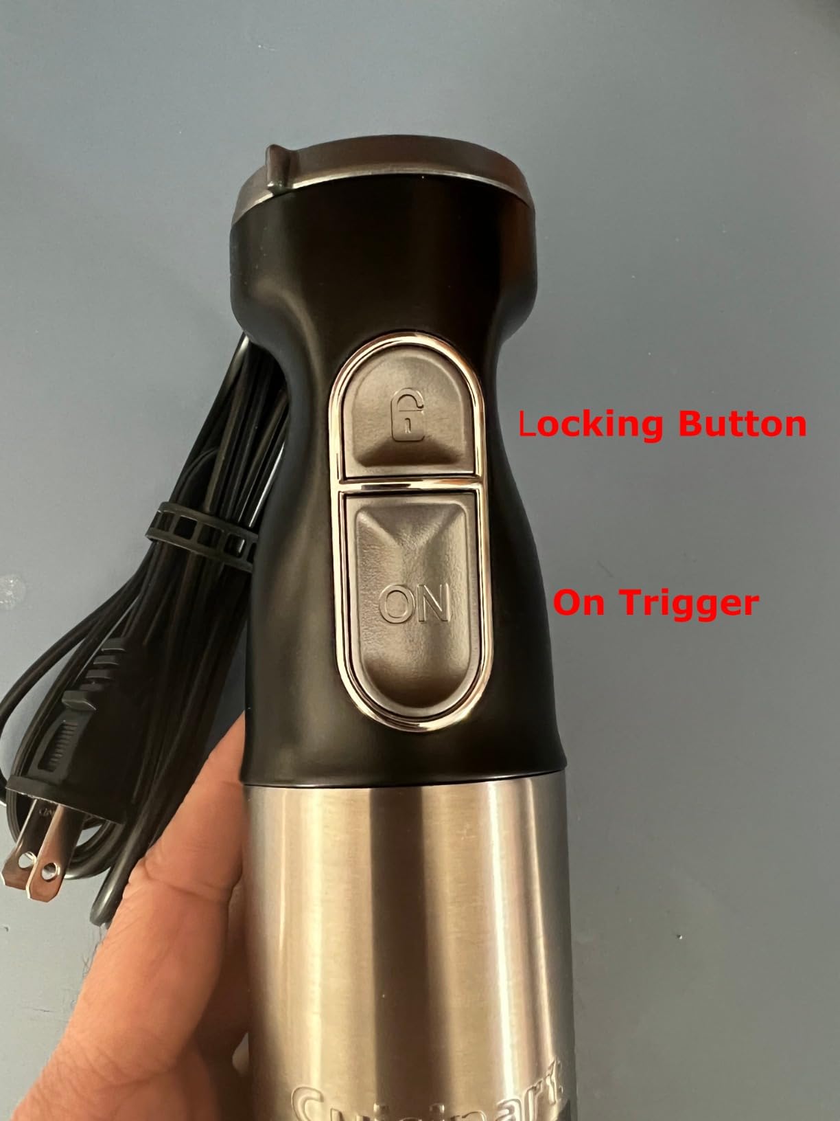 Cuisinart CSB-179 Smart Stick Variable Speed Hand Blender, Stainless Steel | Hand blender with variable speed control, stainless steel shaft, one-hand operation & lock/unlock button, CSB-179P1 customer photo 2