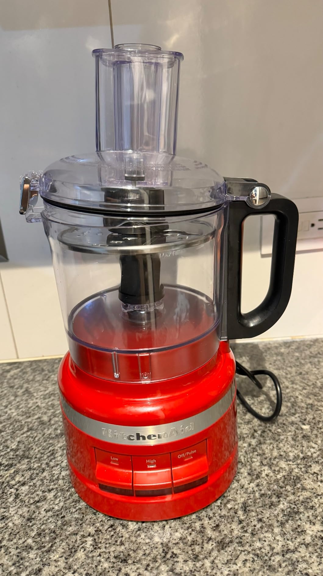 KitchenAid 7-Cup Food Processor, KFP0718, Black Matte | All-in-One Storage for blades and discs, Three Speed Control, 2-in-1 Feed Tube, Easy-Clean Work Bowl customer photo 2