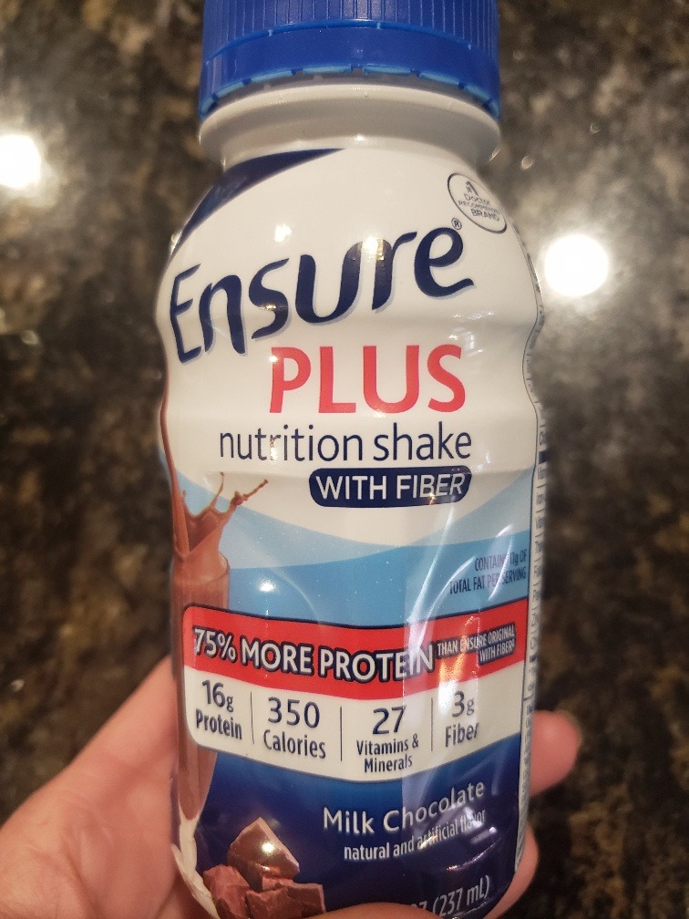 Ensure Plus Milk Chocolate Nutrition Shake With Fiber, 24 Pack customer photo 1