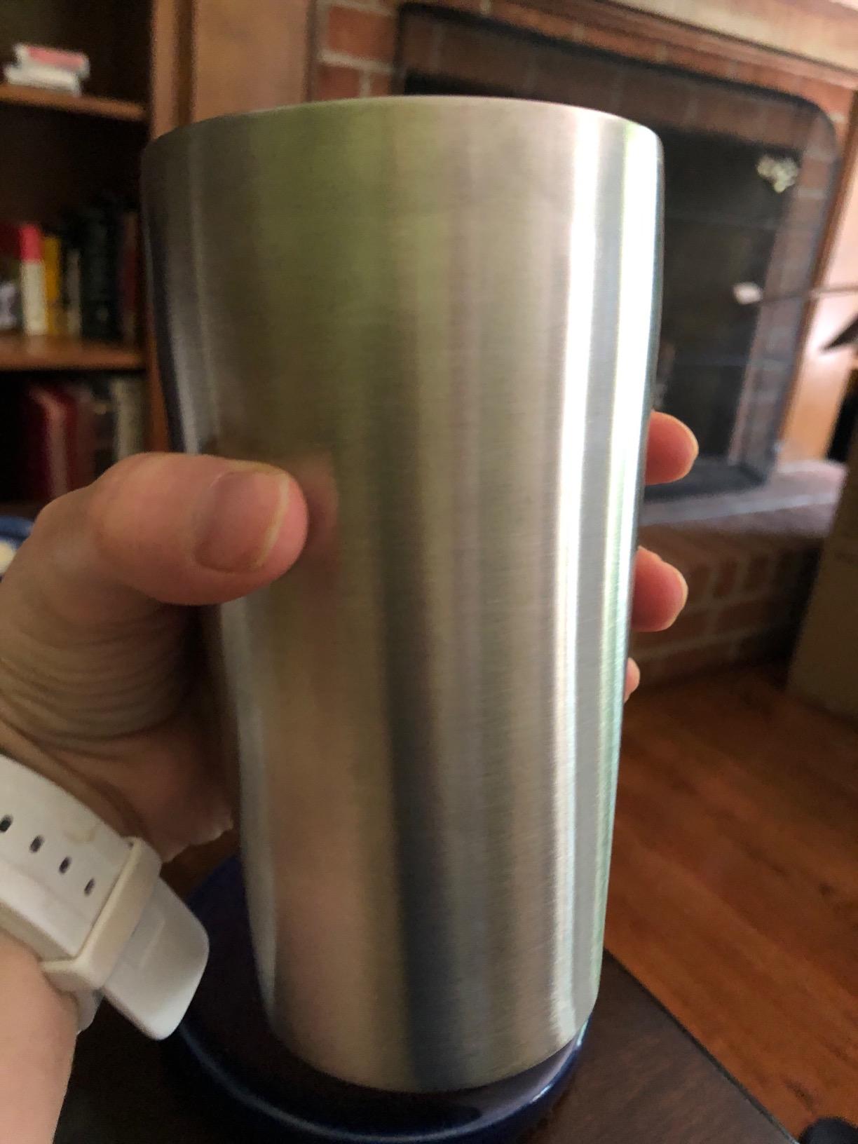 Stainless Steel Vacuum Insulated Pint Glasses - Set of 4 Pint Cups for Outdoors 16oz with Lids customer photo 1