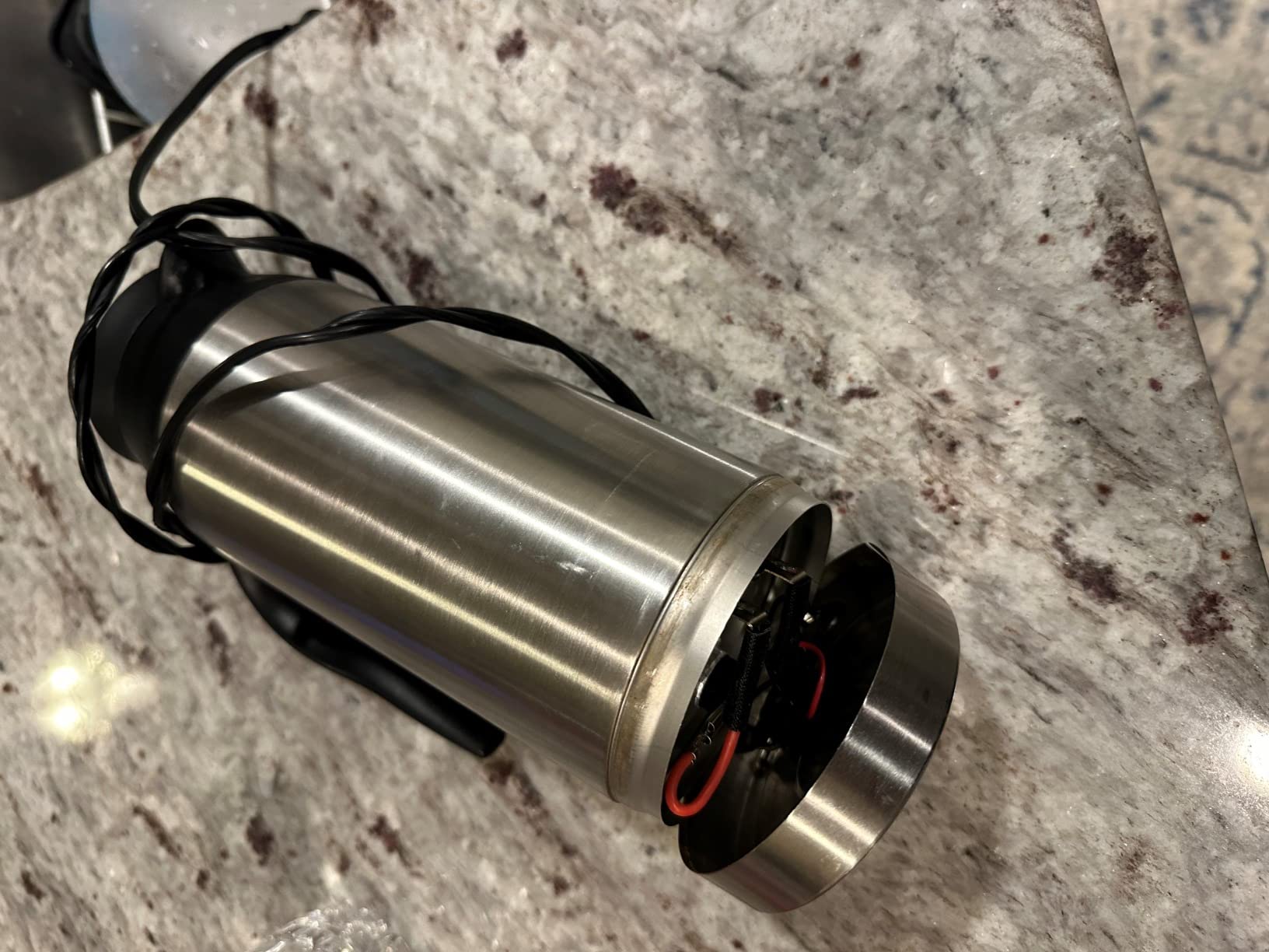 Acouto 750ml 12V Car Electric Kettle Stainless Steel Car Kettle Boiler Cigarette Lighter Heating Kettle Mug Electric Travel Thermoses DC Powered Car Teapot Portable Water Heater for Tea customer photo 1