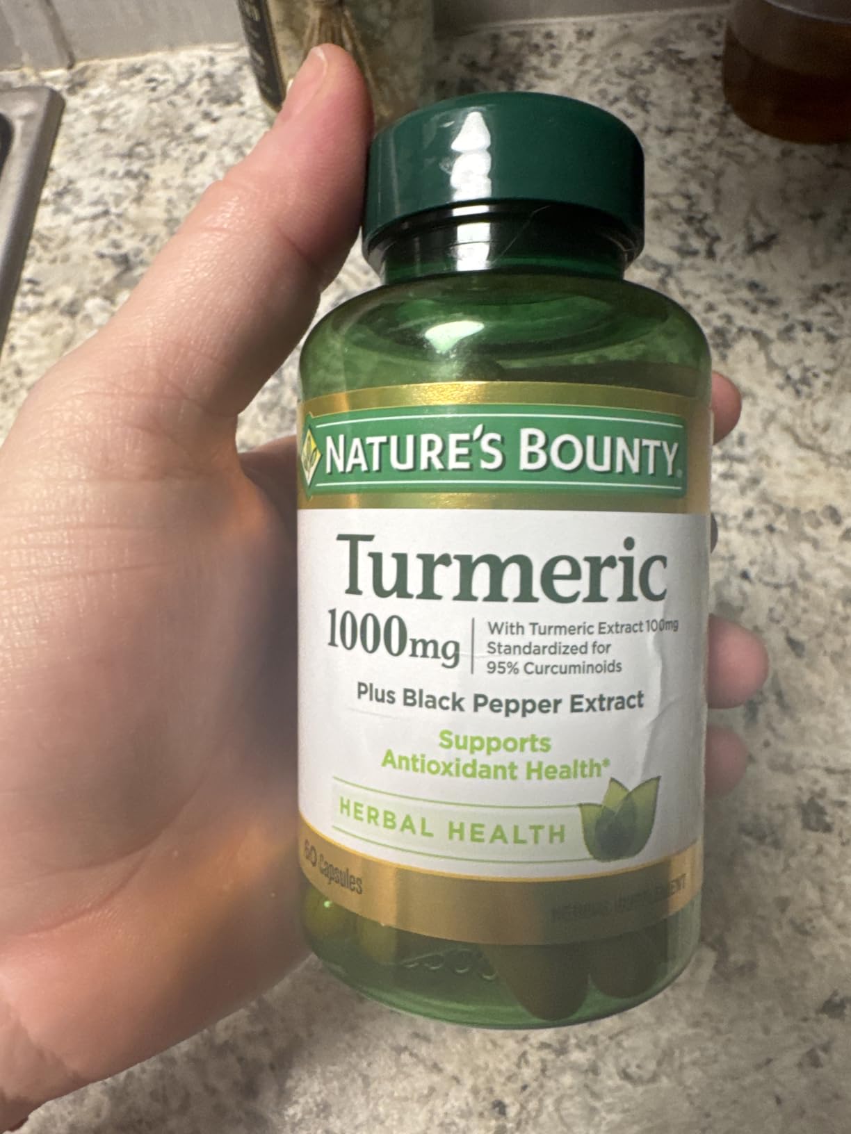 Nature's Bounty Turmeric with Black Pepper Extract, 60 Capsules customer photo 2