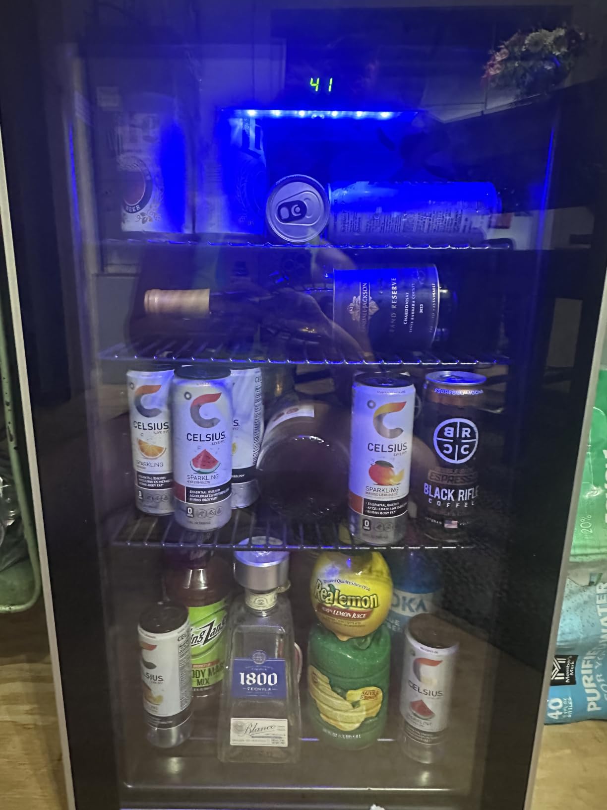 Antarctic Star Wine Cooler Cabinet Beverage Refrigerator 3.2cu.ft Black customer photo 1
