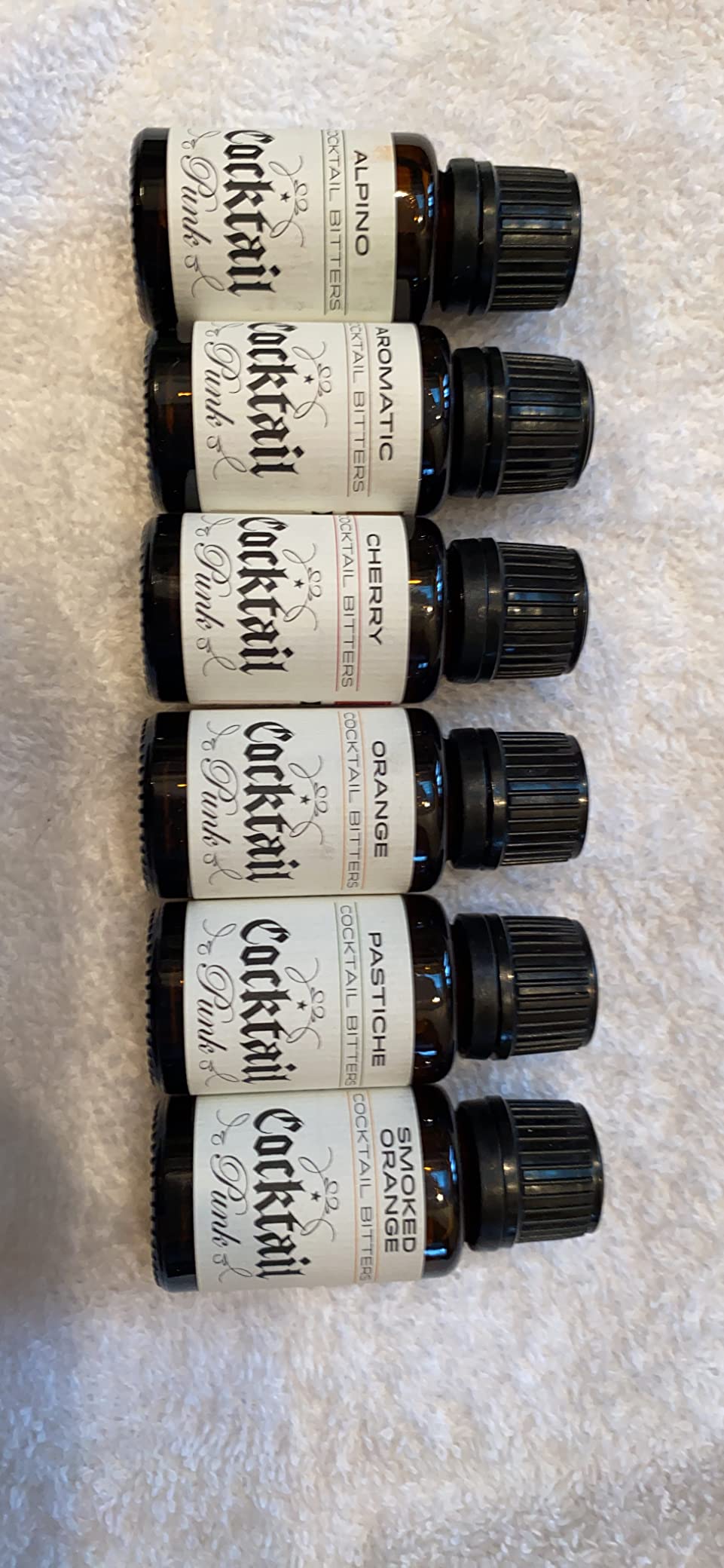 CocktailPunk Cocktail Bitters Small Batch Craft - Made in USA Using All Natural Organic Non GMO Fruits and Spices (Travelers Set, 6 Pack) customer photo 1