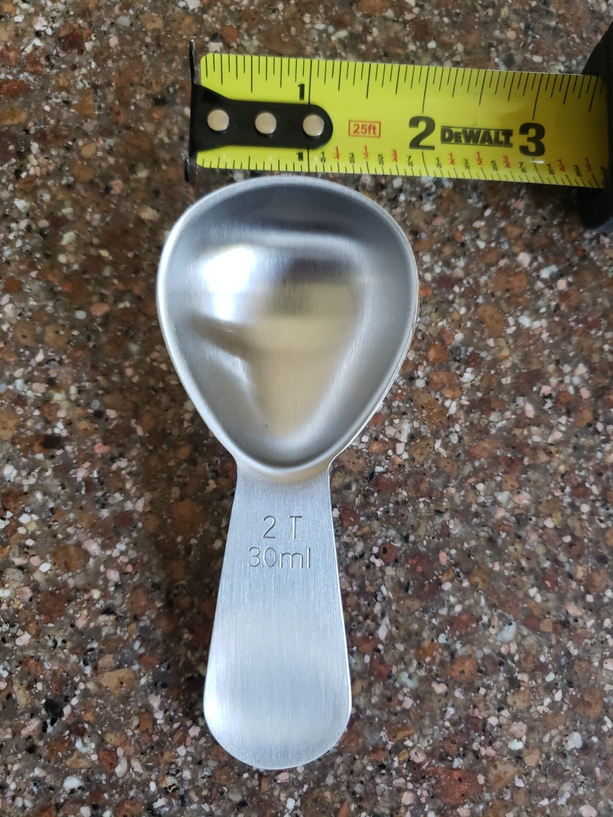 U-Taste 18/8 Stainless Steel Coffee Scoop: 2 Tbsp Scoop Metal Measure Spoon customer photo 1