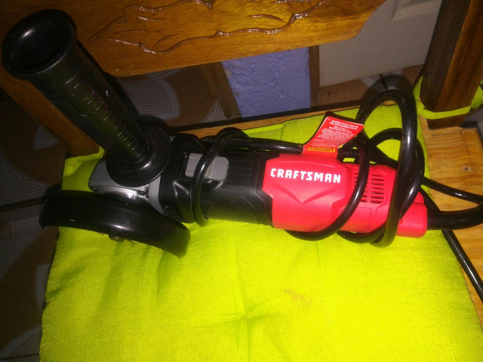 CRAFTSMAN Small Angle Grinder Tool 4-1/2 inch, 6 Amp, 12,000 RPM, Corded (CMEG100) customer photo 2