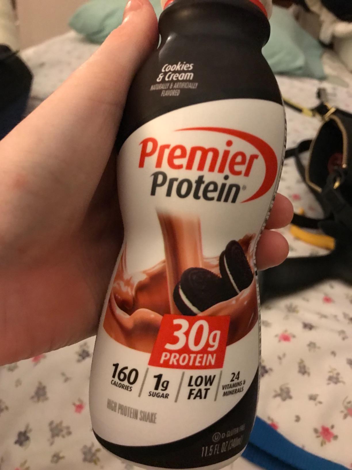 Premier Protein 30g High Protein Shake, Cookies & Cream, 12 Pack customer photo 1