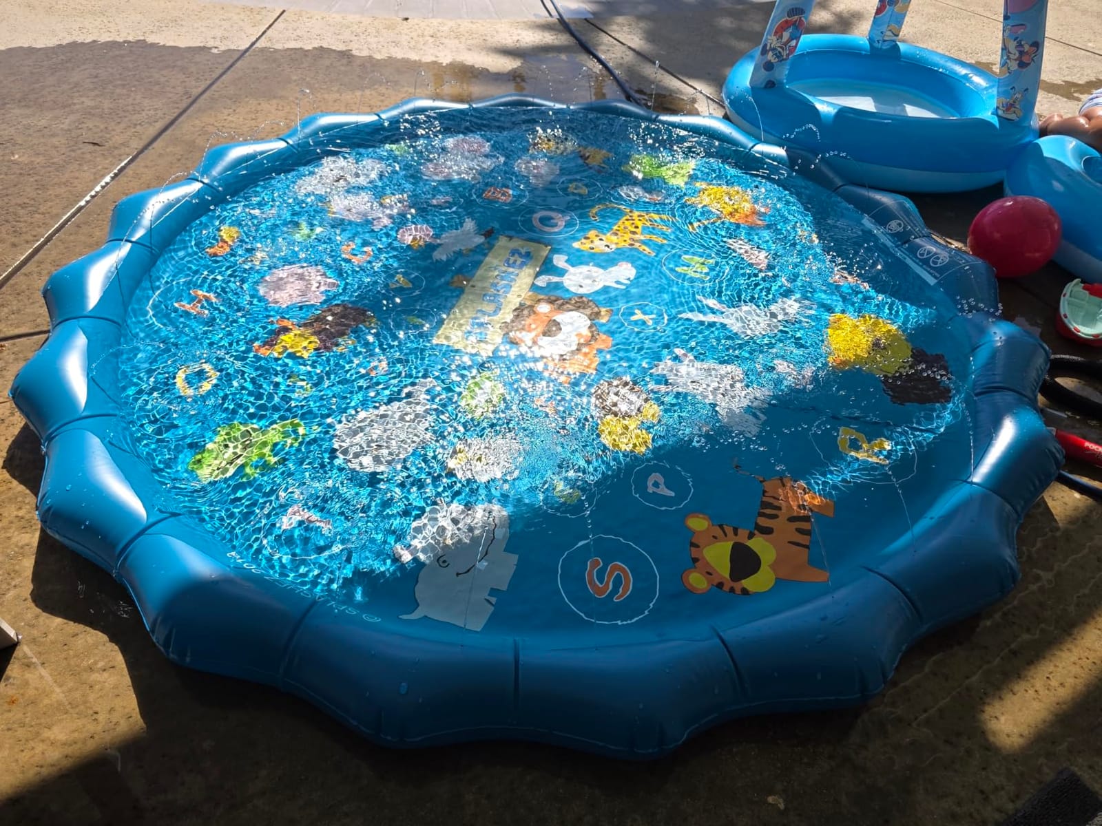 SplashEZ 3-in-1 Splash Pad, Sprinkler for Kids & Baby Pool for Learning customer photo 2