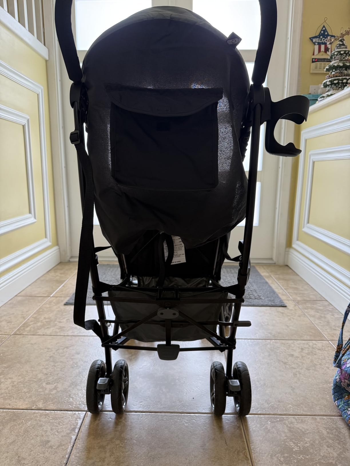 3Dlite Convenience Stroller,Jet Black–Lightweight Stroller with Aluminum Frame,Large Seat Area, 4 Position Recline, Extra Large Storage Basket– Infant Stroller for Travel&More customer photo 1