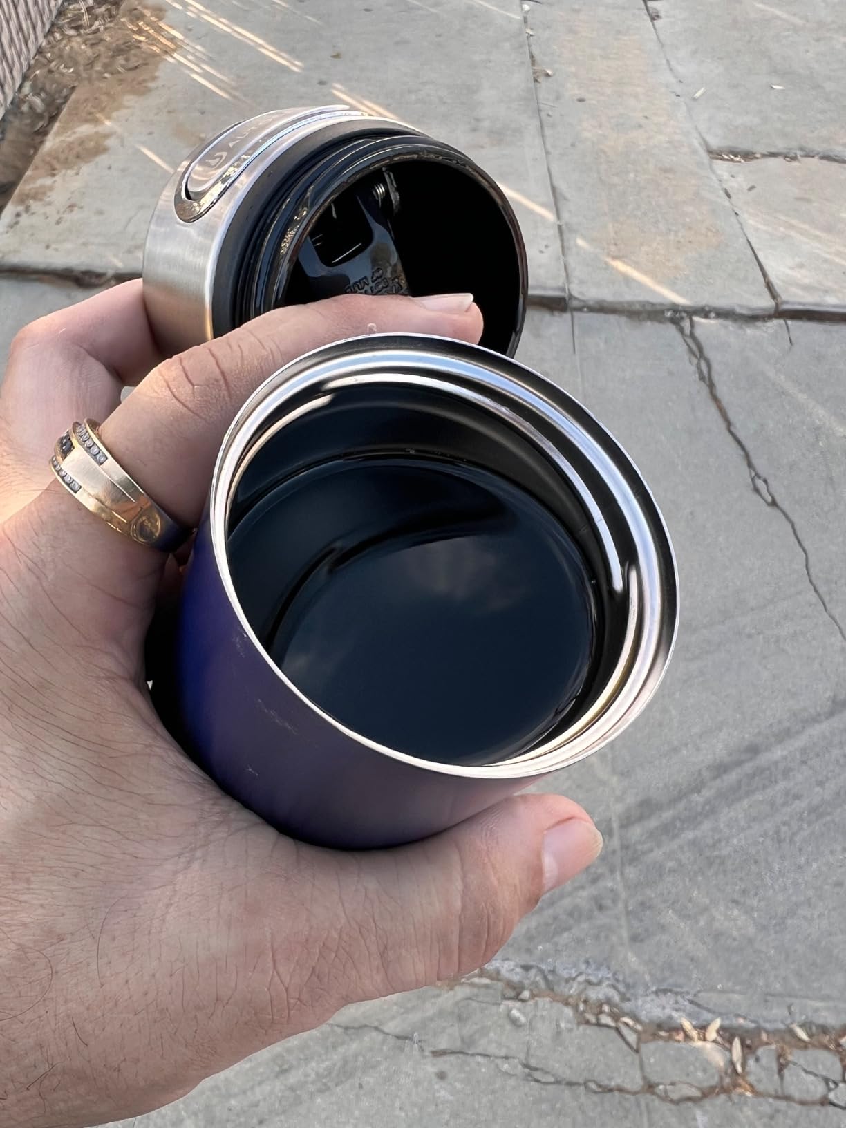 Contigo Luxe Vacuum-Insulated Stainless Steel Thermal Travel Mug 16 Ounces Stainless Steel customer photo 1