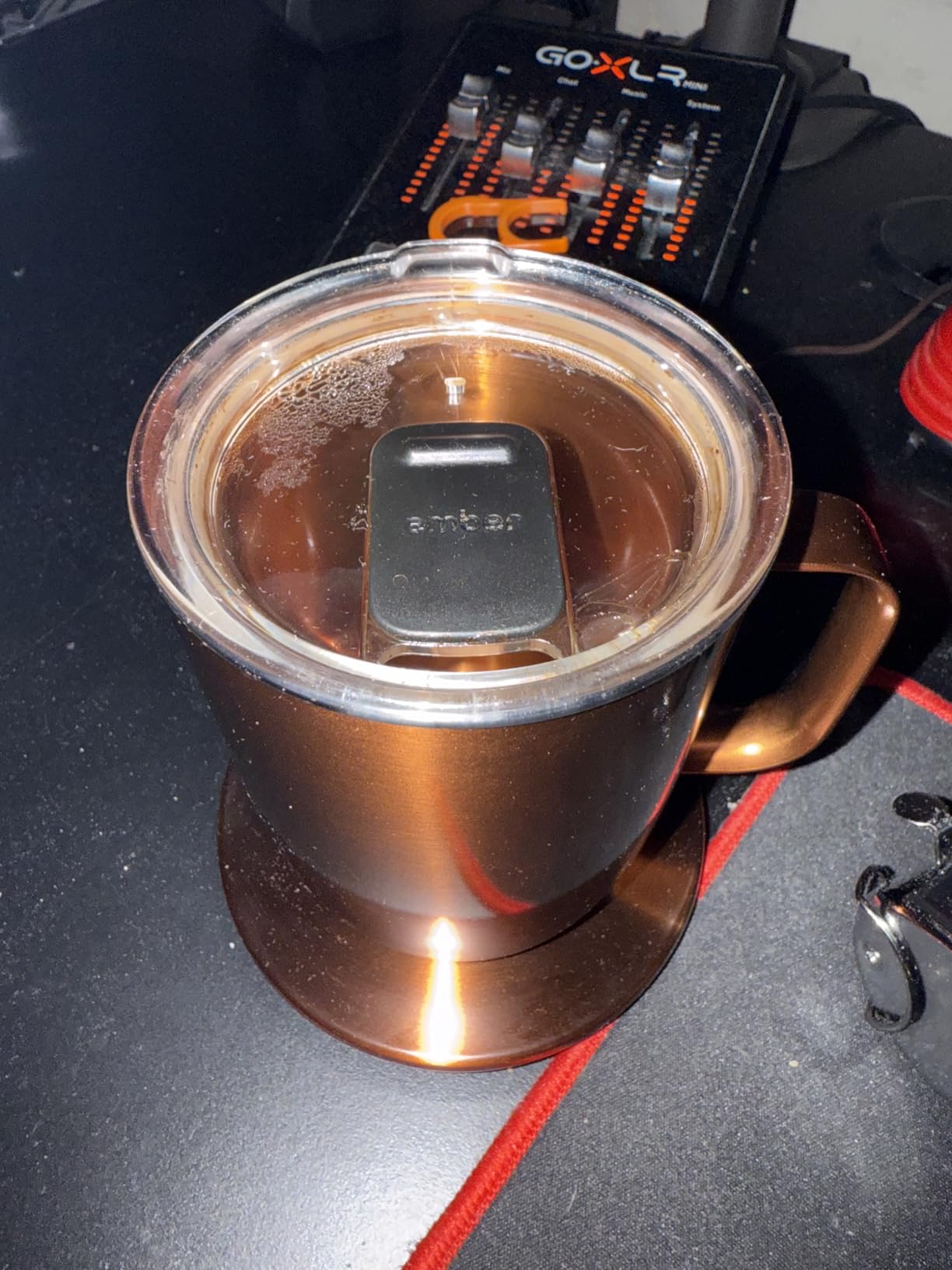 Ember Temperature Control Smart Mug 2, 10 Oz, App-Controlled Heated Coffee Mug with 80 Min Battery Life and Improved Design, White customer photo 2