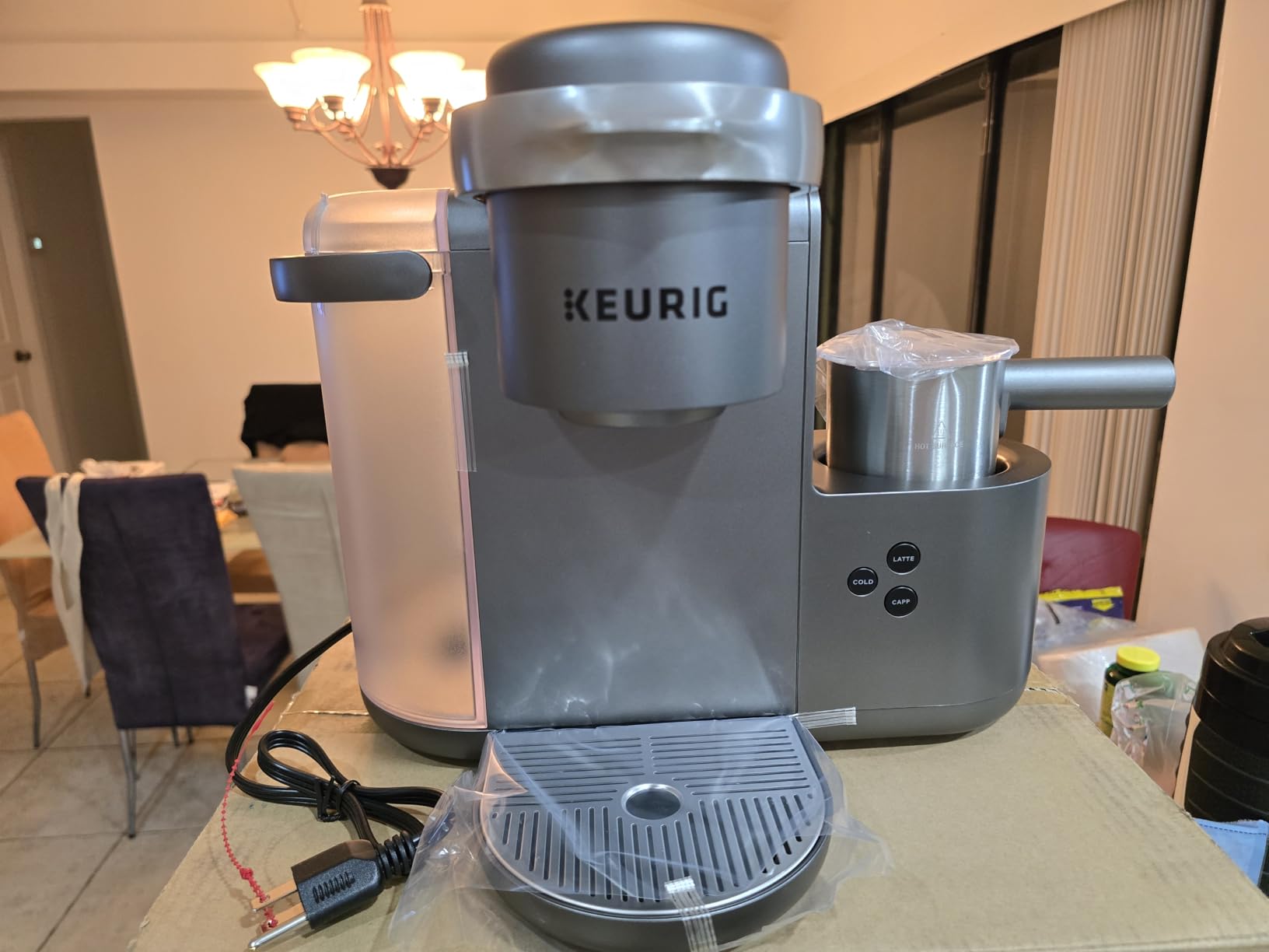 Keurig K-Cafe C Single Serve K-Cup Pod Coffee, Latte and Cappuccino Maker, Nickel customer photo 2