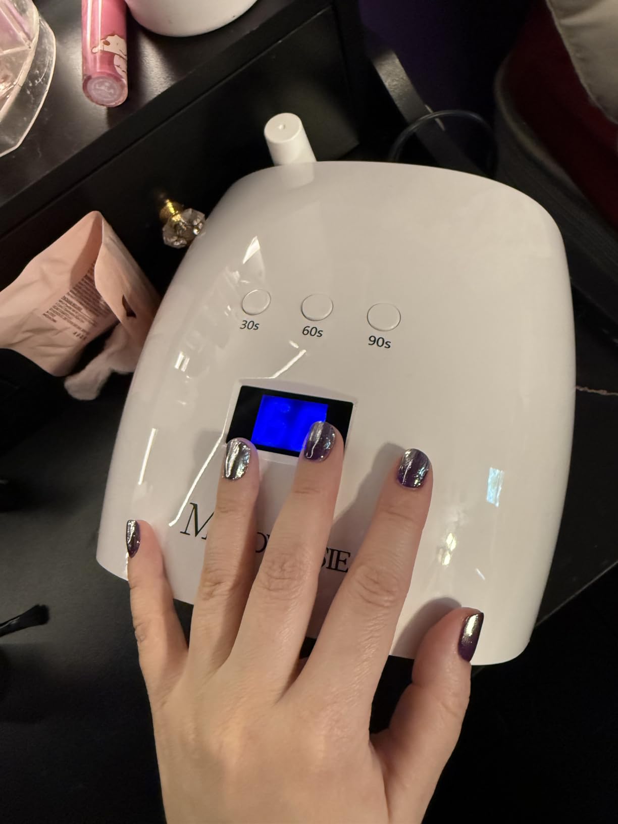 MelodySusie Detachable Base UV/LED Nail Lamp P-Plus30I for Hard Gel customer photo 1