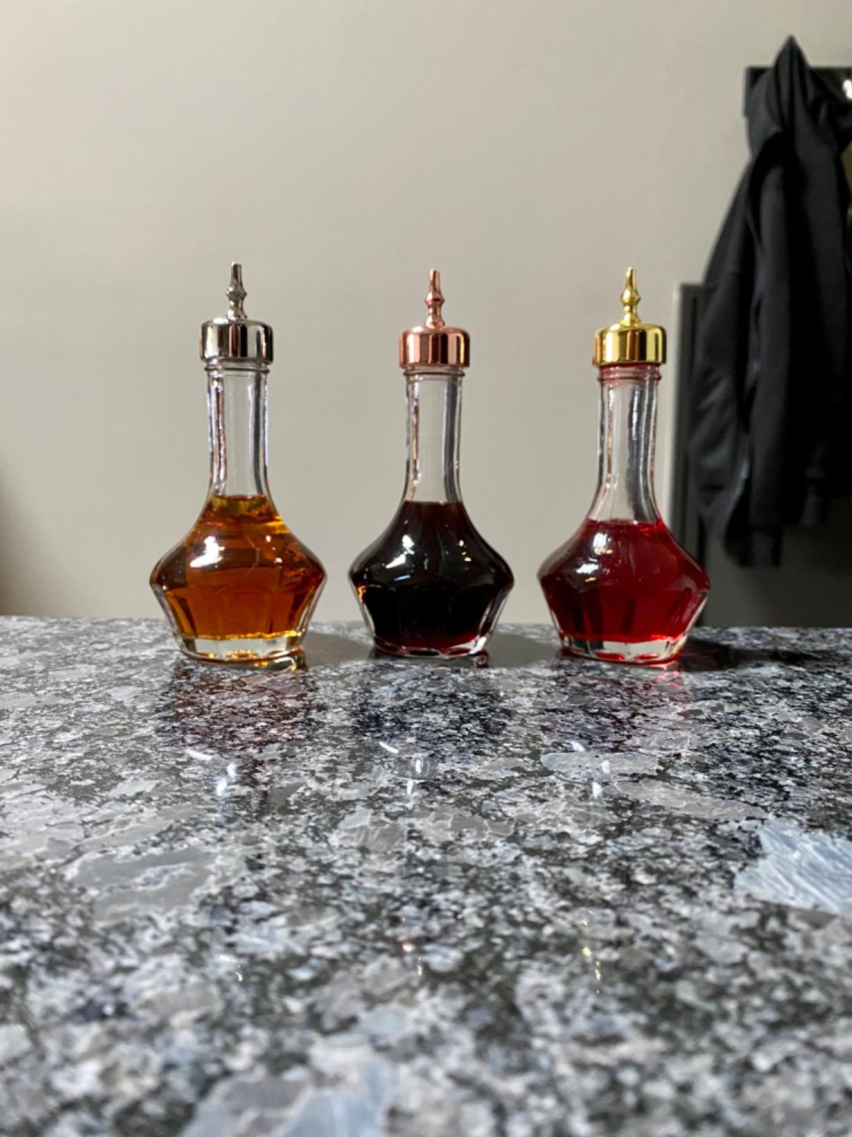 SuproBarware Bitters Bottle Set Glass Dash Bottle with Dasher Top 1.7oz Professional Bar Tool for Cocktail Great for Bartender Home Bar (3) customer photo 2