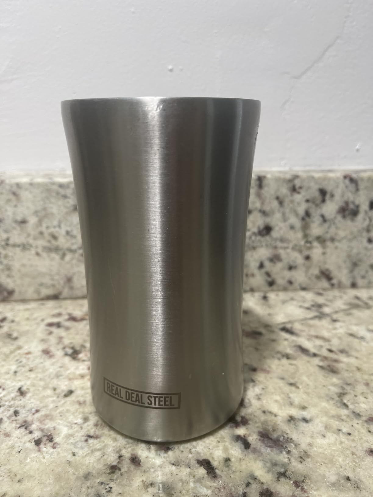Real Deal Steel Stainless Steel Insulated Beer Mug Vacuum Beer Stein with Welded Handle - 20oz Total Capacity - Large Metal Tankard for IPA, Coffee - Double Walled Mug customer photo 1