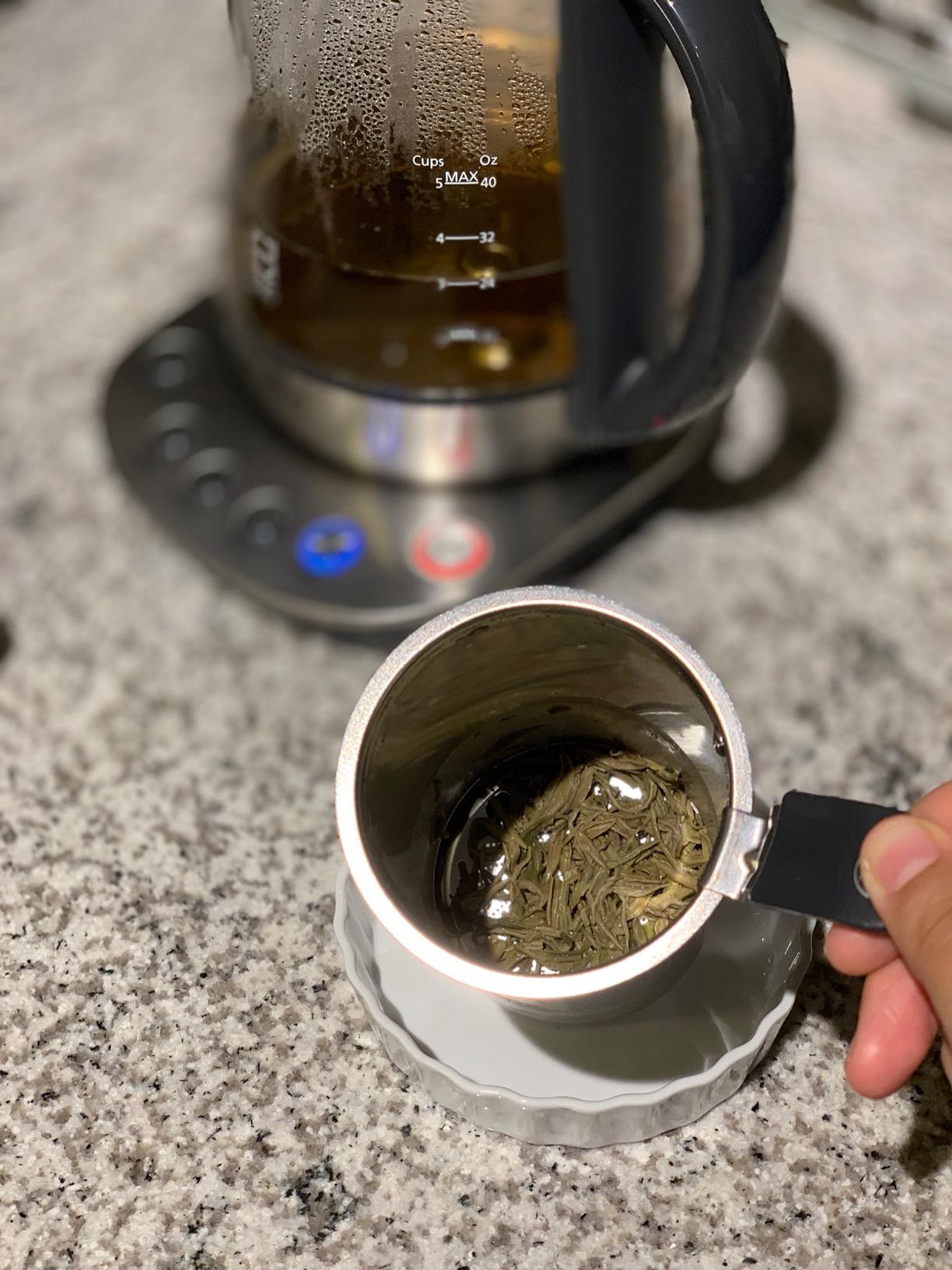 BUYDEEM K2423 Tea Maker, 5 Temperature Settings, Removable Infuser, 1.2L customer photo 1