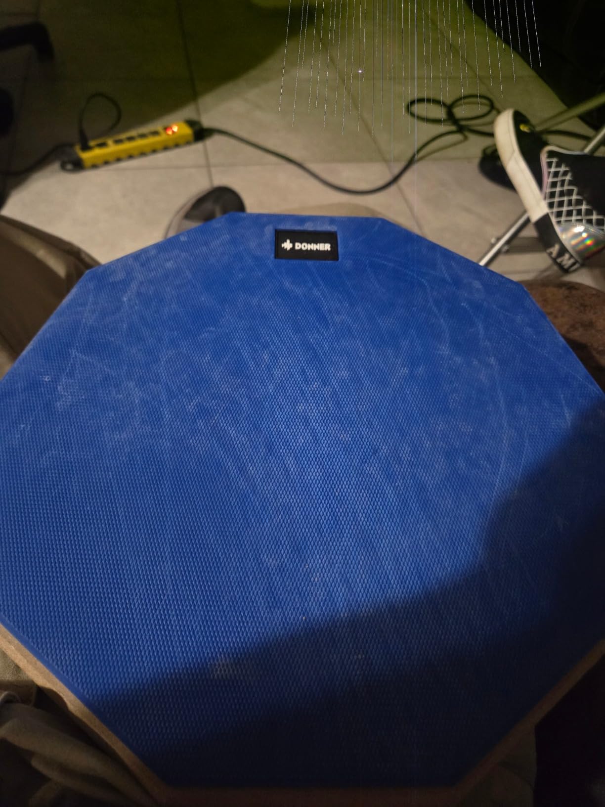 Donner Drum Practice Pad 8 Inches, Silent Practice Drum Pad 2-Sided With Drum Sticks - Gray customer photo 2